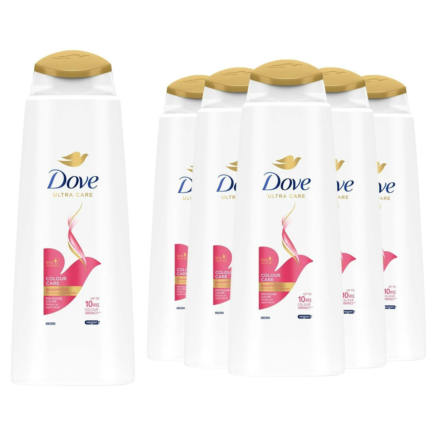 Dove Ultra Care Shampoo - Colour Care 6X400 Ml, Bio Restore Technology - Image 3