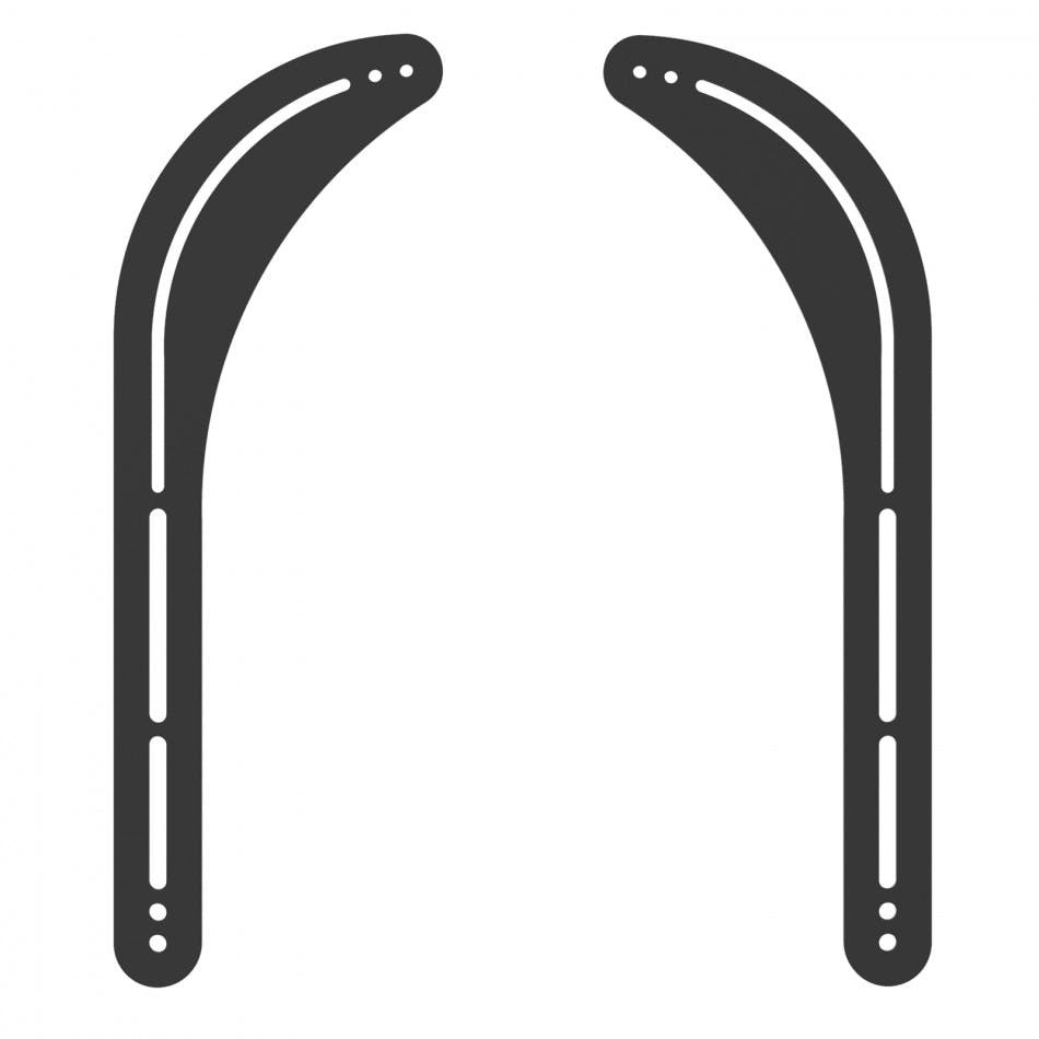 Rackhams Universal Soundbar Bracket For Tv Mounting