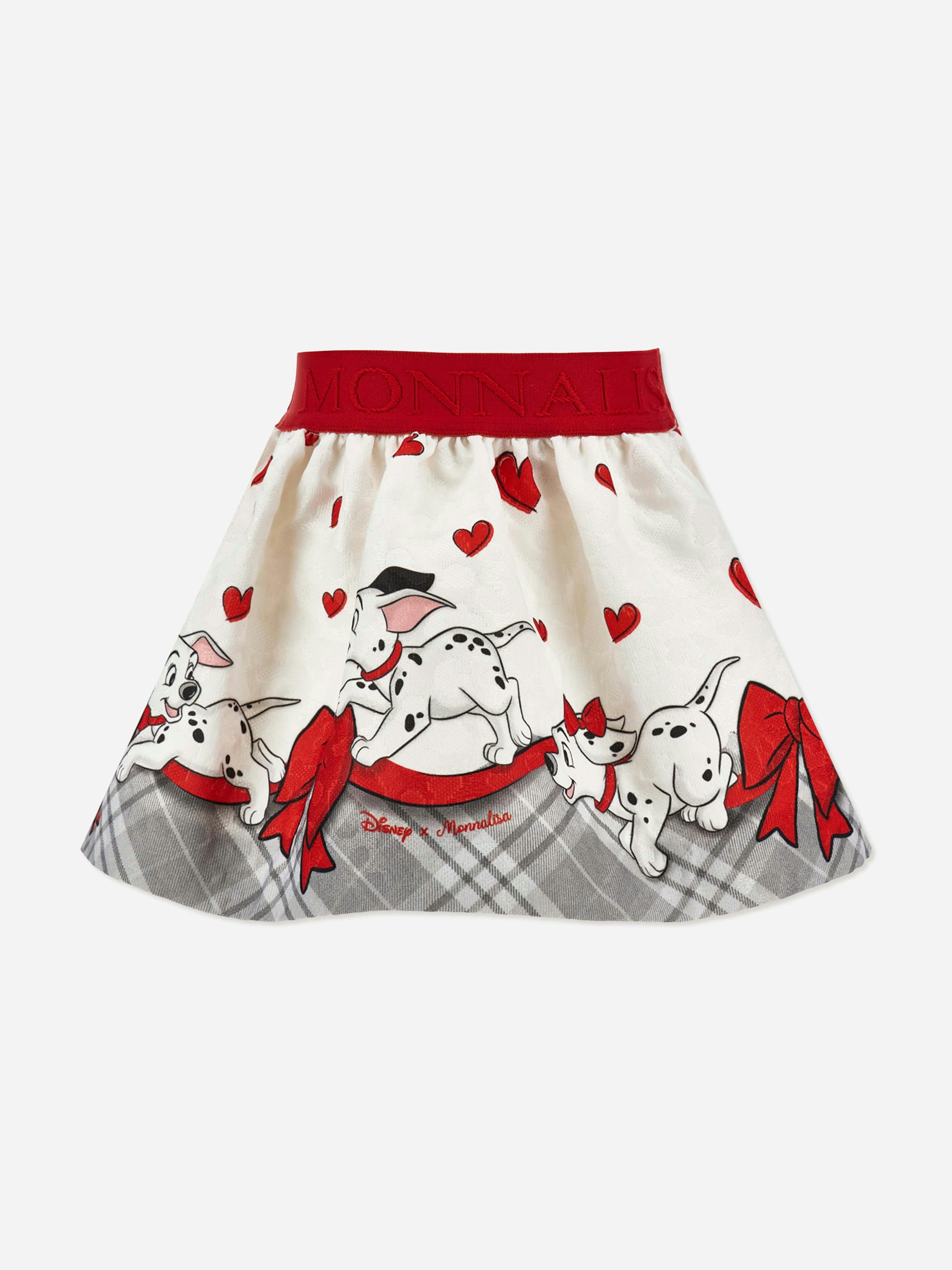 Monnalisa Women's Ivory Baby Girls Disney 101 Dalmations Skirt In - 24 Months