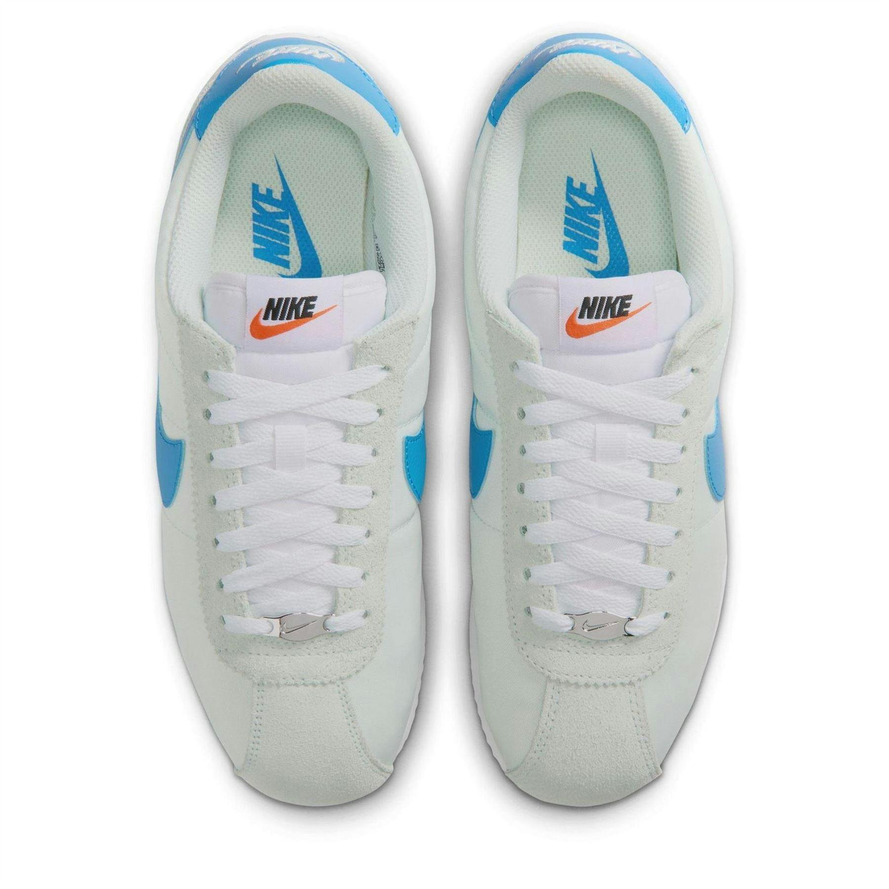 Nike Women's Green Cortez Suede Trainers - Barley - 5 Uk - Barley - 100% Mixed