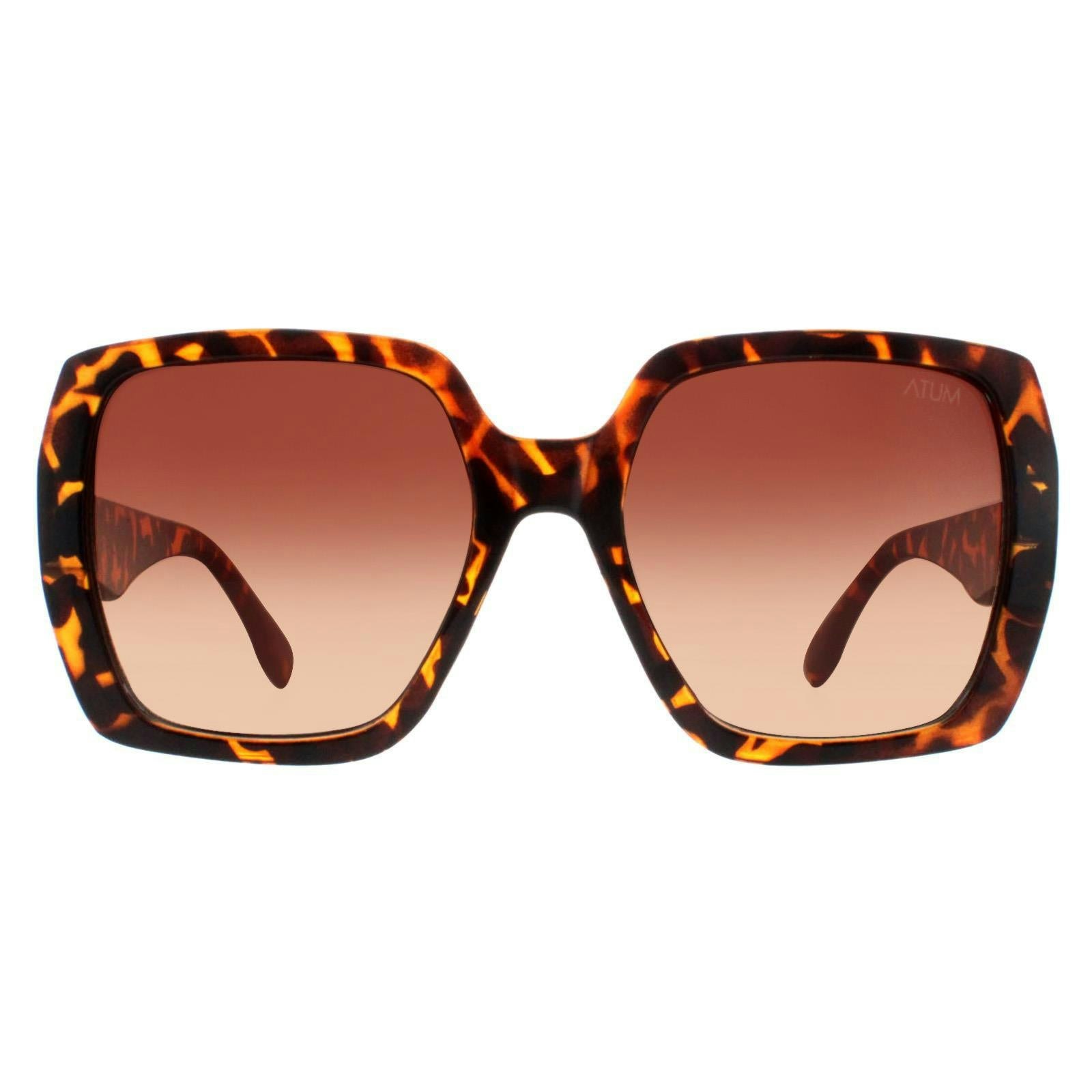 Atum Women's Brown Zouk Shiny Havana Sunglasses
