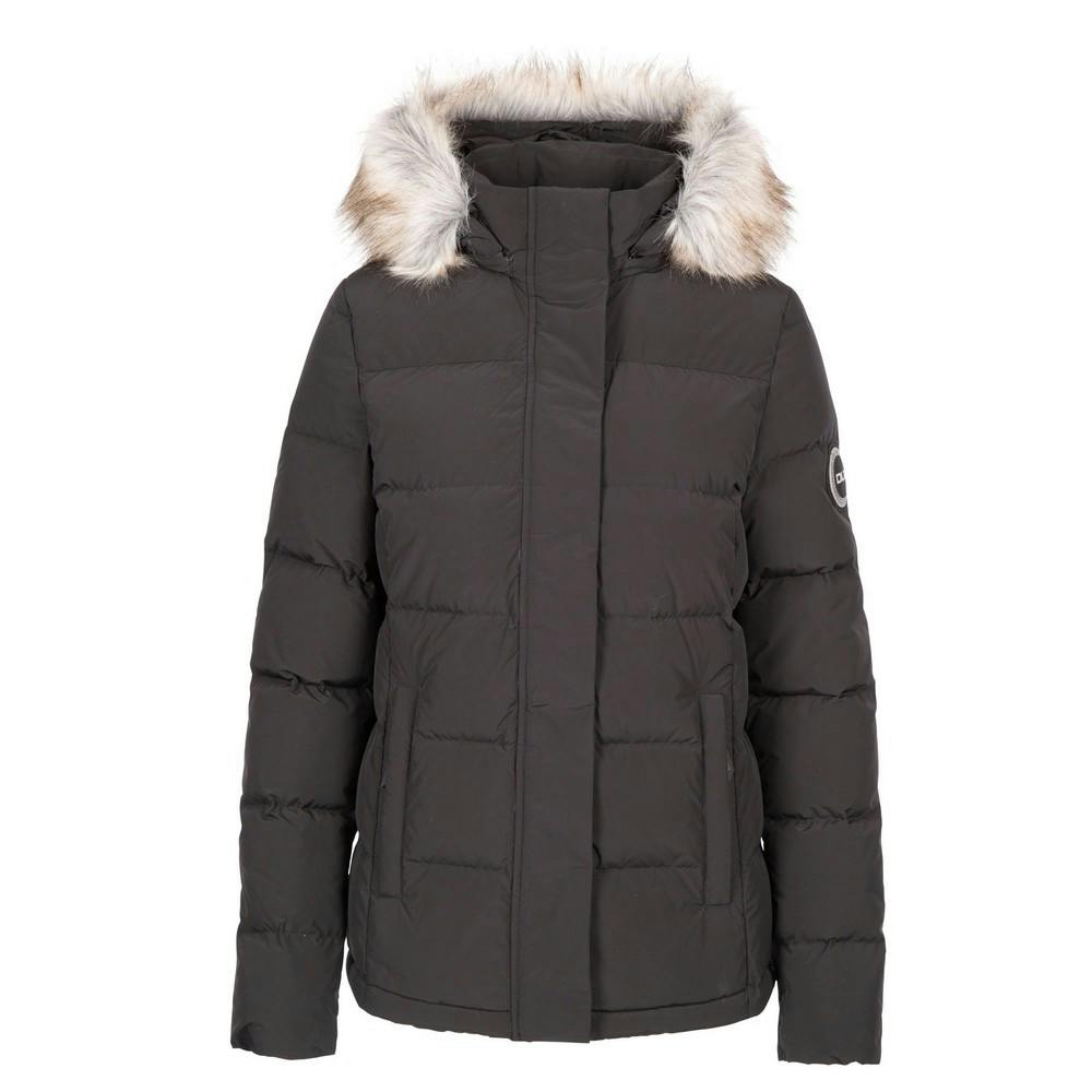 Trespass Women's Black / Composed Dlx Down Jacket - M - 100% Polyamide