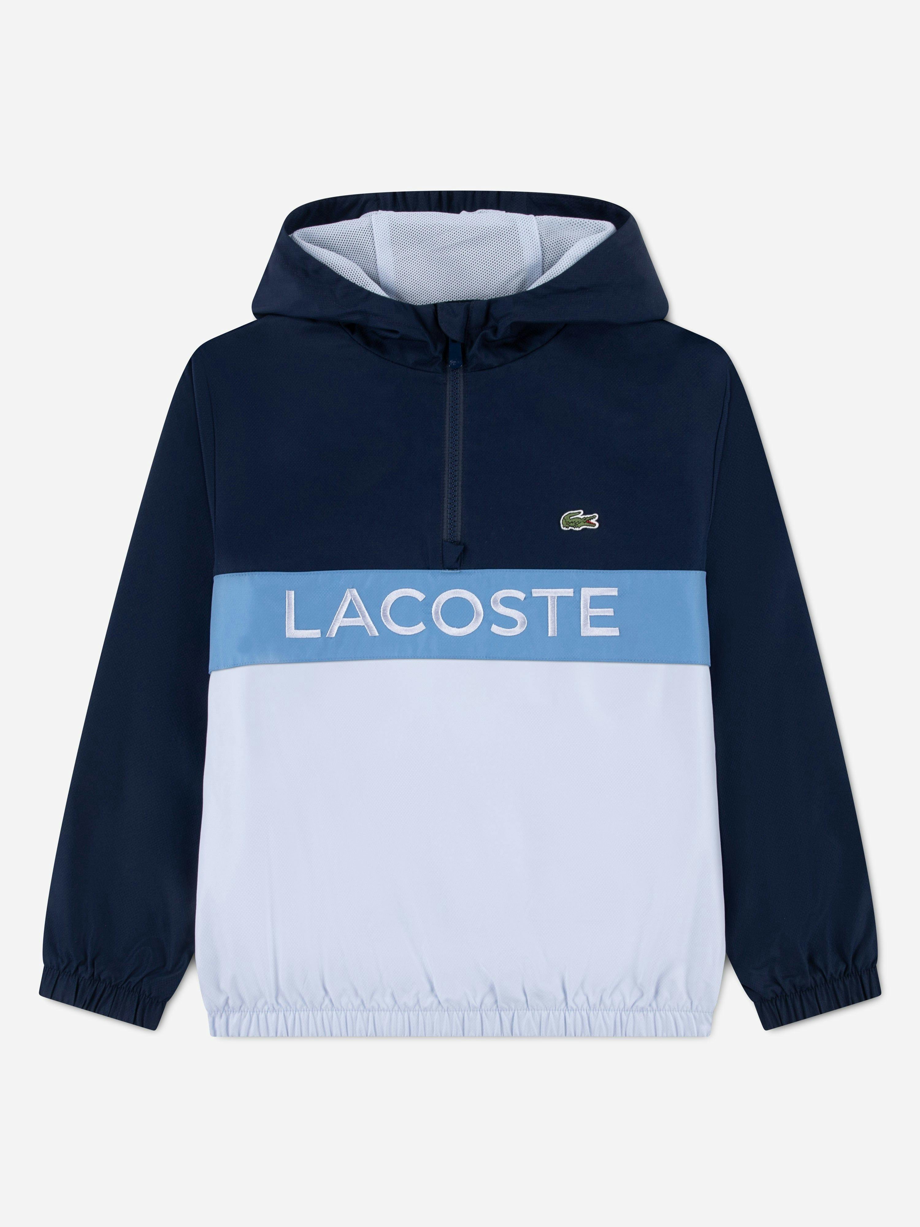 Lacoste Kids Boys Lacoste Packable Pullover Jacket In Navy - Navy - 14 Yrs