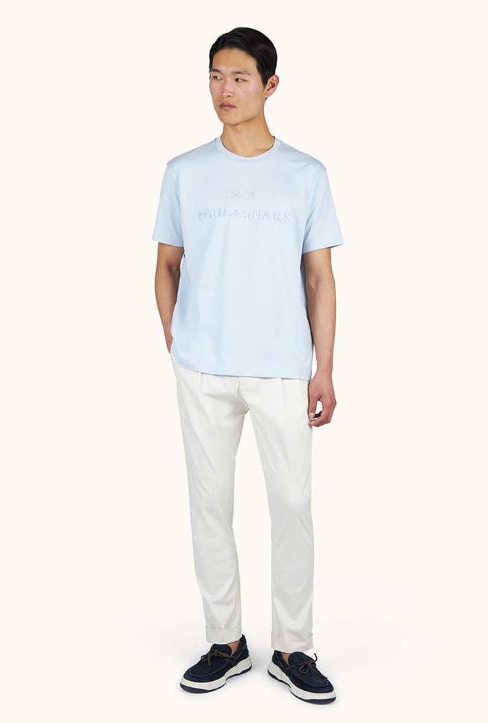 Paul & Shark Lightweight Cotton Jersey Printed T-Shirt - Medium