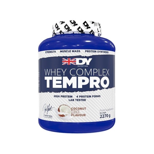 DY Nutrition Whey Complex Tempro - 2.27kg - x4 Protein Forms - Coconut Milk | Isolate & Egg Albumin | 23g Premium Protein Powder with Digestive Enzymes for Optimal Absorption | Coconut Milk Flavour - Image 4