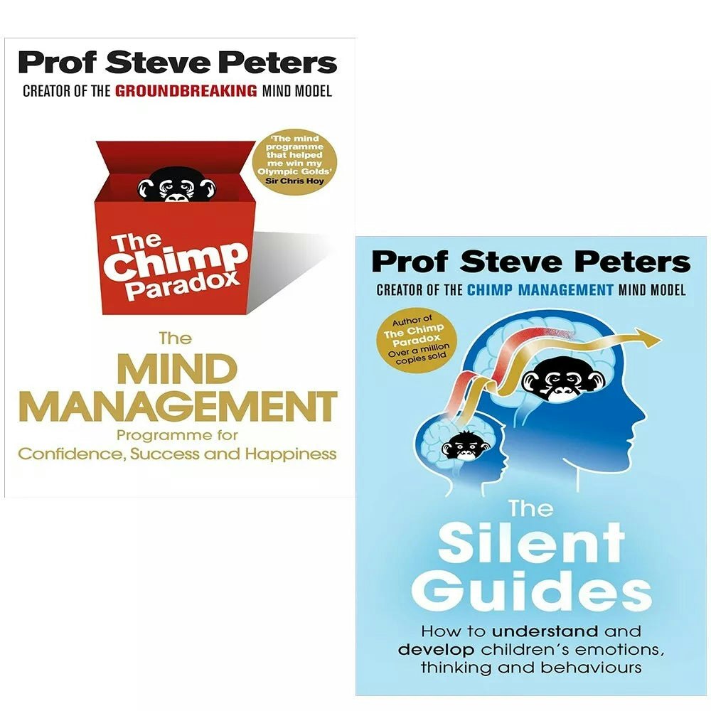 Various Publishers Prof Steve Peters Collection 2 Books Set Chimp Paradox, Silent Guides