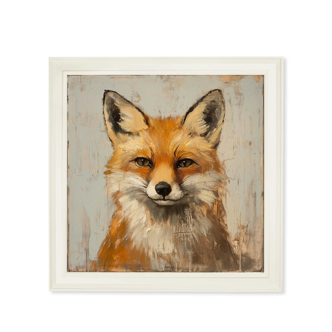 Rackhams Cream The Fox & The Hare Square - 70 X 70 - Hurstwood - The Fox
