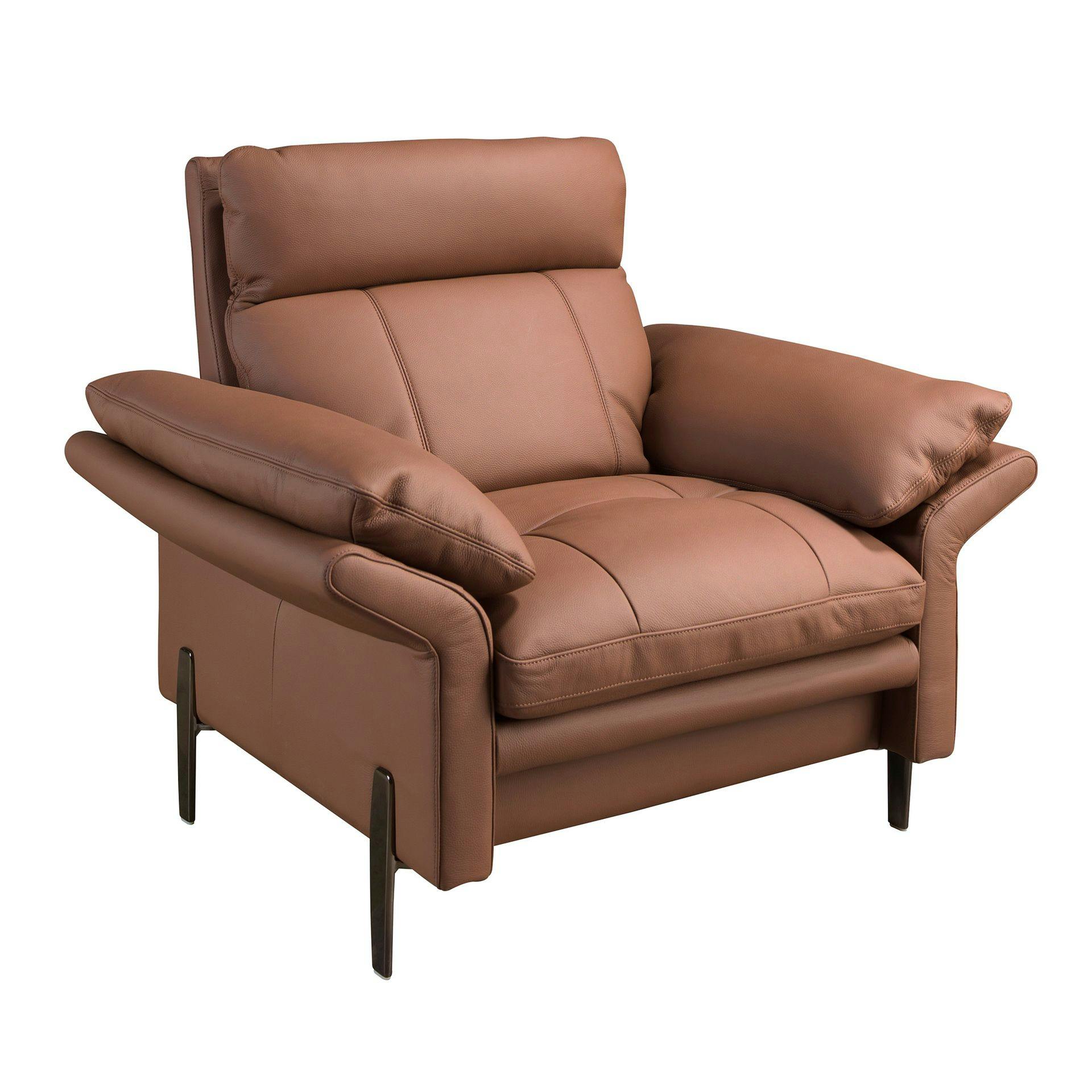 Angel Cerdá Brown Leather Armchair 5173 - Modern - Yes - No