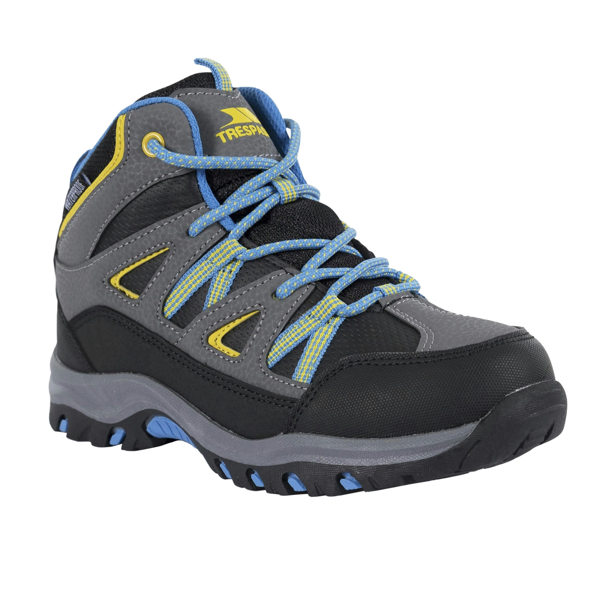 Trespass Black Childrens/Kids Gillon Ii Walking Boots - Size 11 Uk Child