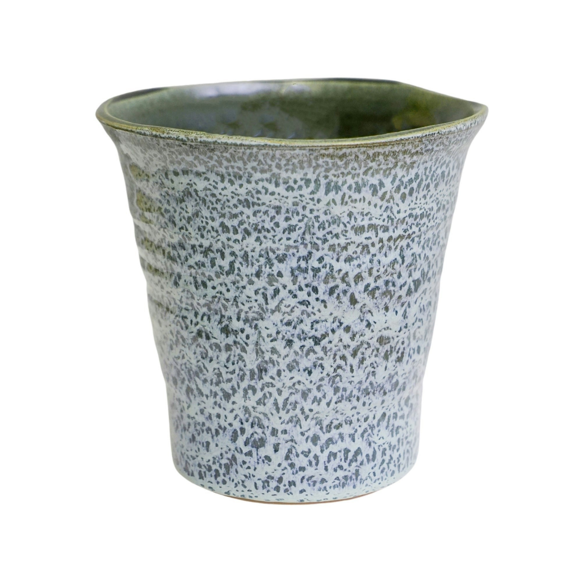 Rackhams Blue Vallo Reactive Glaze Tapered Planter
