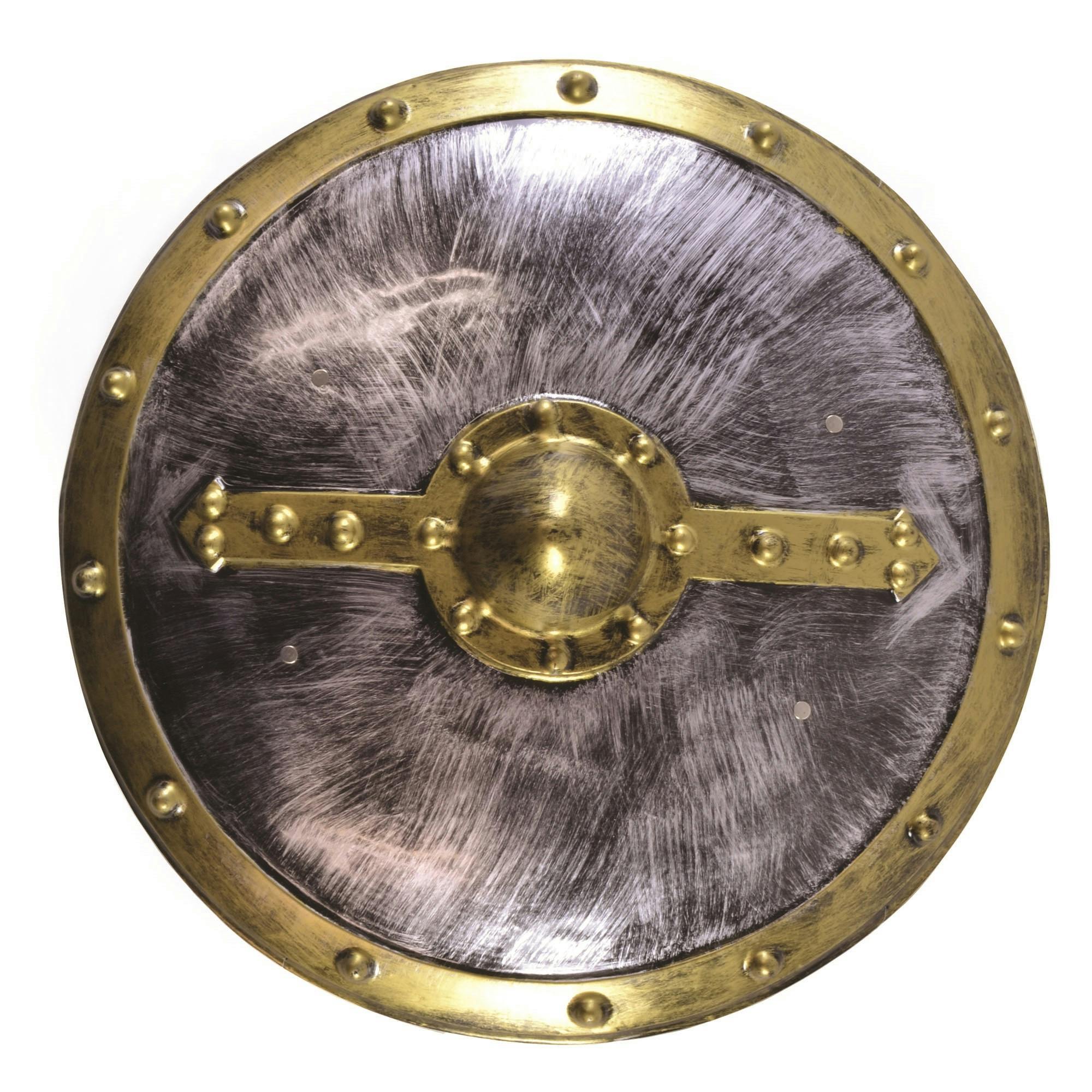 Bristol Novelty Silver/Gold Round Shield - One Size