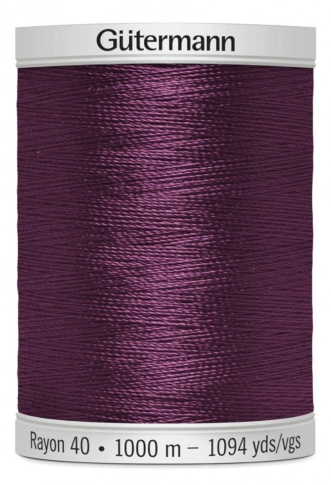 Gutermann No 40 Sulky Rayon Embroidery Thread 1000M Rayon Thread Suitable For Embroidery - 1545 - 1000 Metres