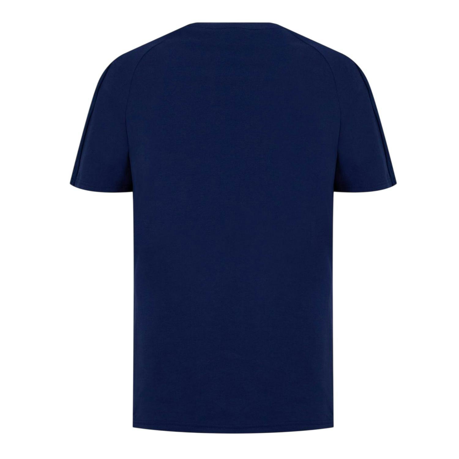 Hugo Men's Dark/Blue Tape T-Shirt - Xl - 95% Cotton/5% Elastane