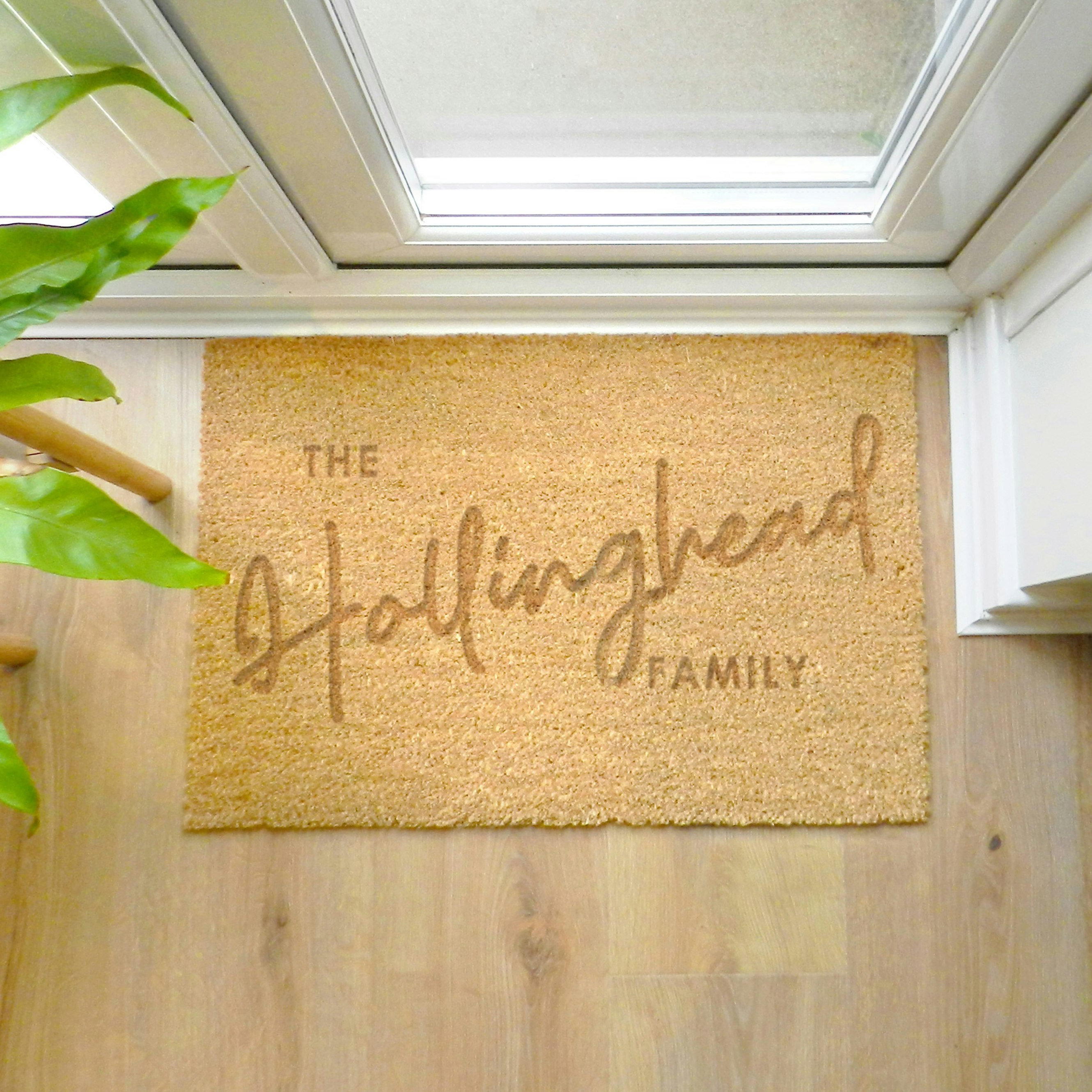 Personalised Memento Company Personalised Couples Rectangle Indoor Doormat