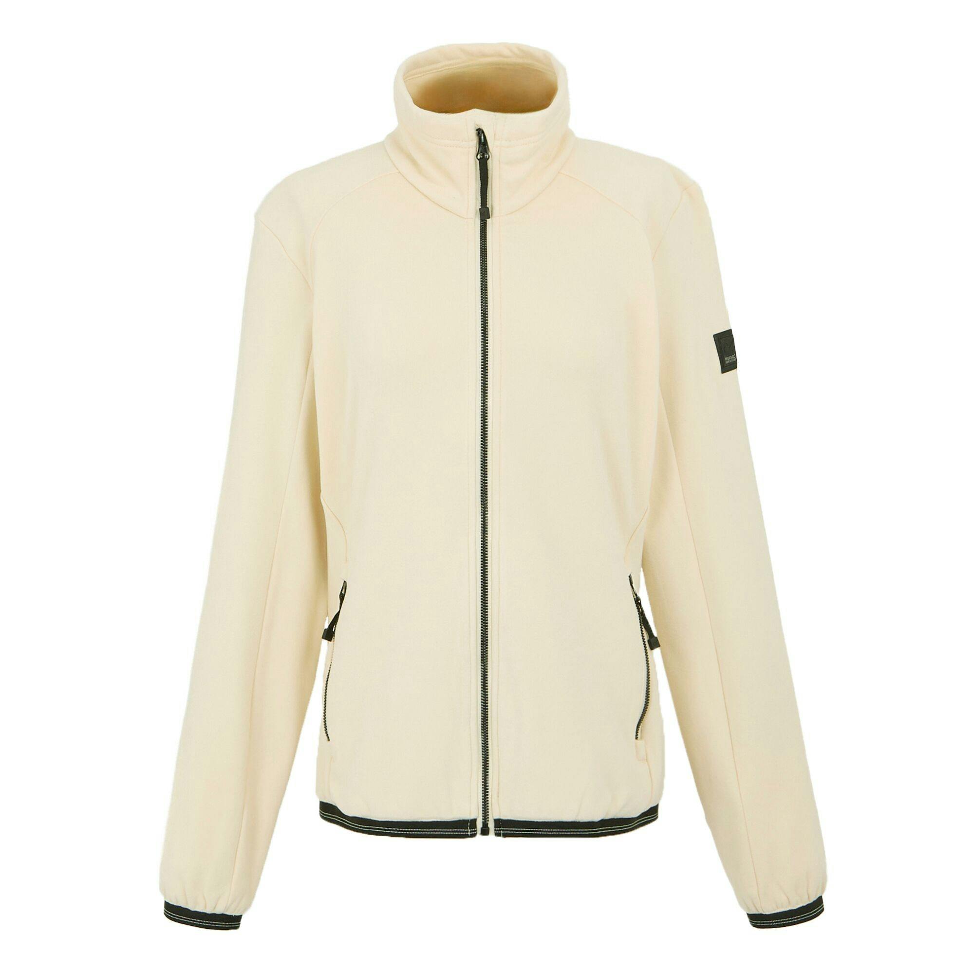 Regatta Women's Light Bayhill Zipped Fleece Jacket - Vanilla - 10 Uk - Vanilla - 90% Polyester/10% Elastane
