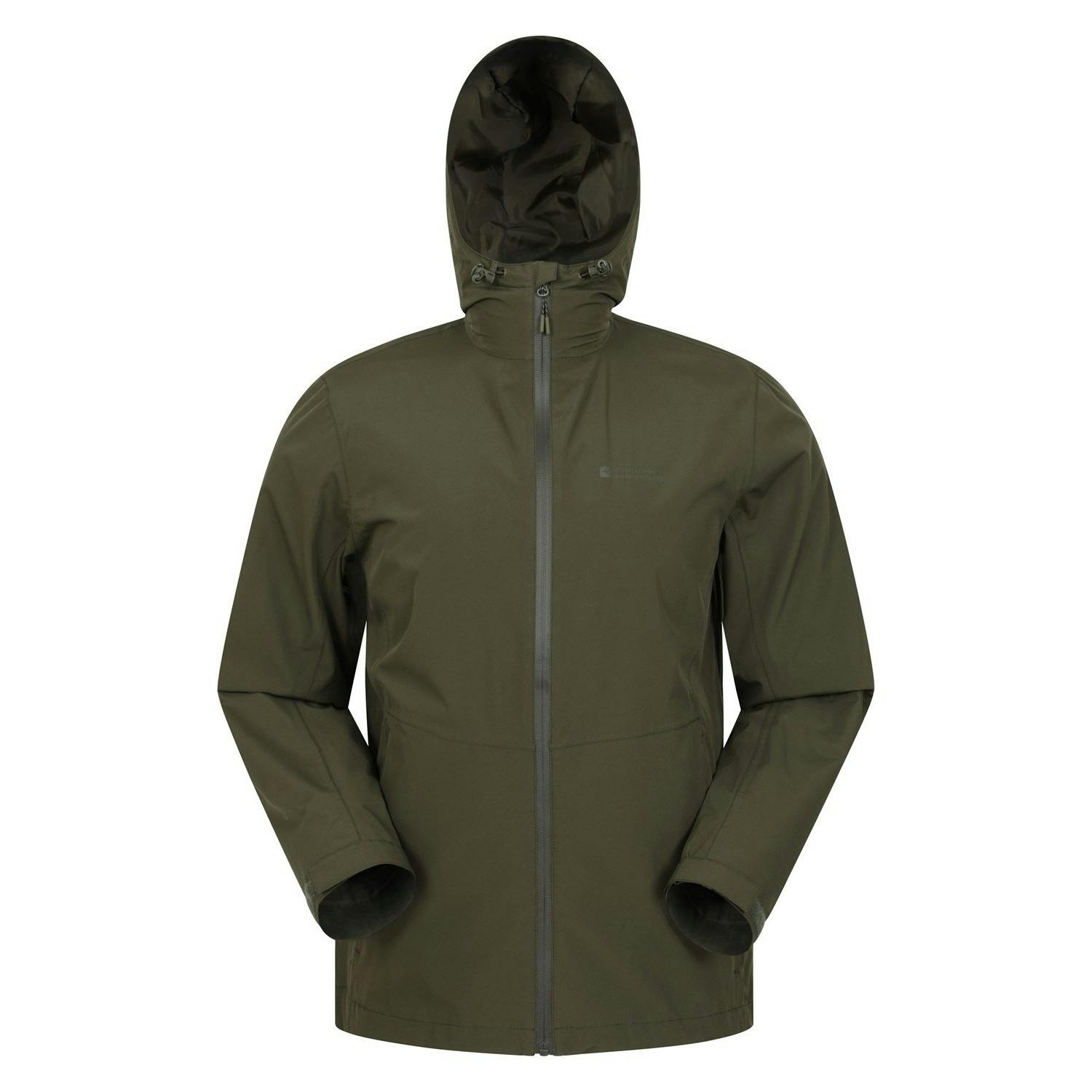 Mountain Warehouse Men's Covert Waterproof Jacket - Khaki - Xs - Khaki - 100% Polyester
