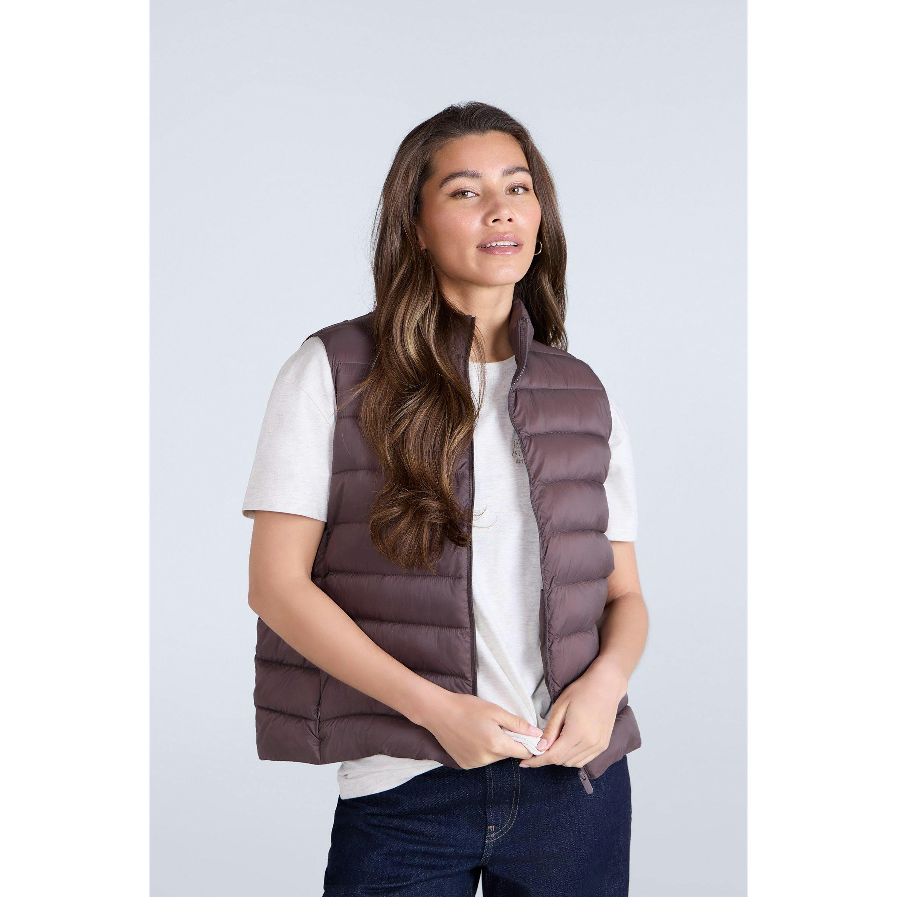 Animal Women's Light/Purple Cosi Gilet - 10 Uk - 100% Polyester