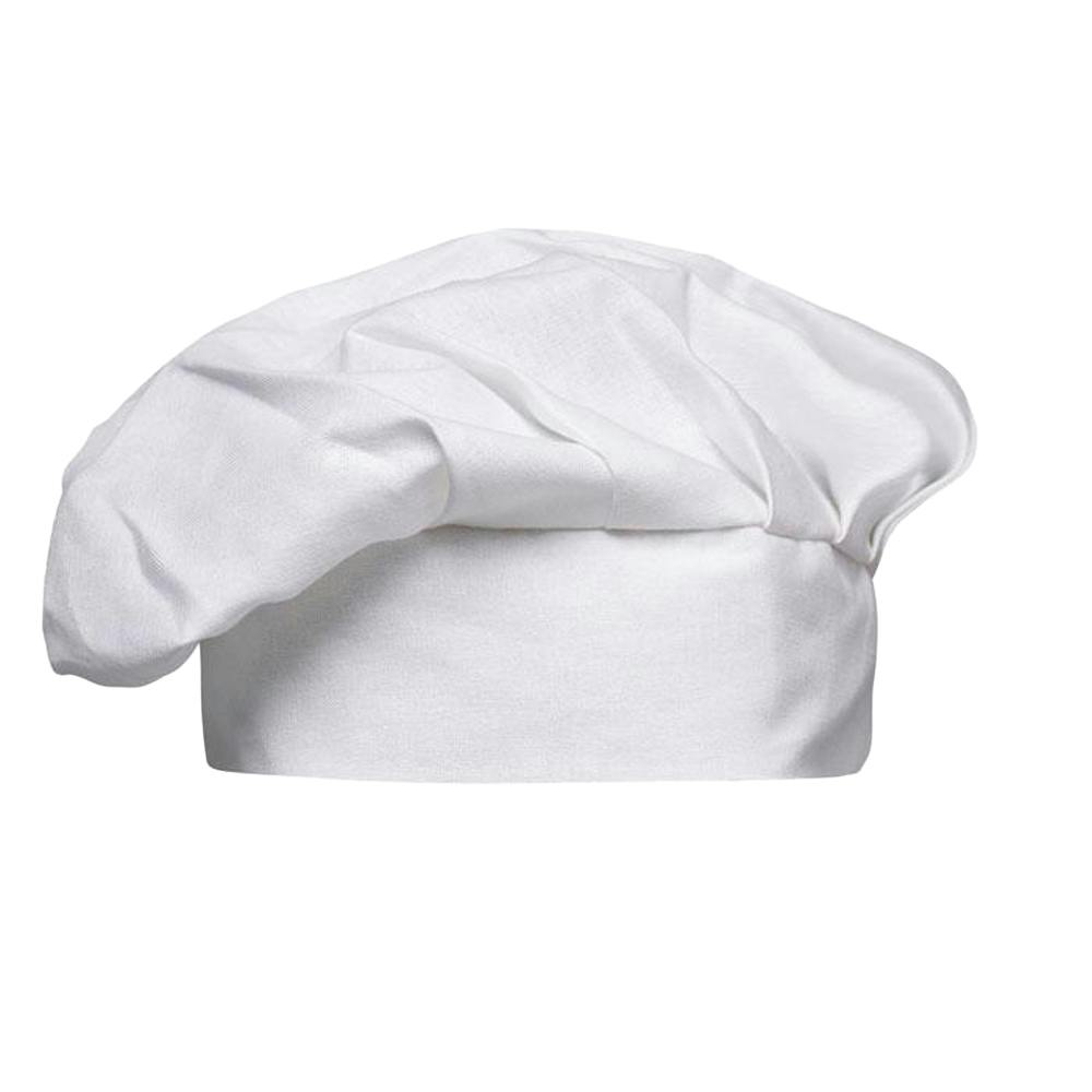 Midocean White Plain Cotton Chef Hat - One Size