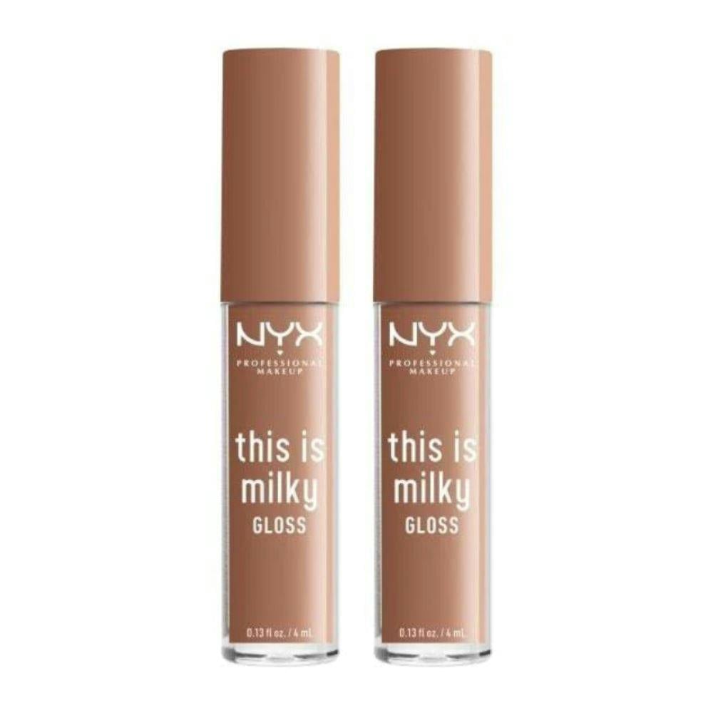 Nyx Cosmetics 2 X Nyx This Is Milky Lip Gloss 4Ml - Cookies And Milk