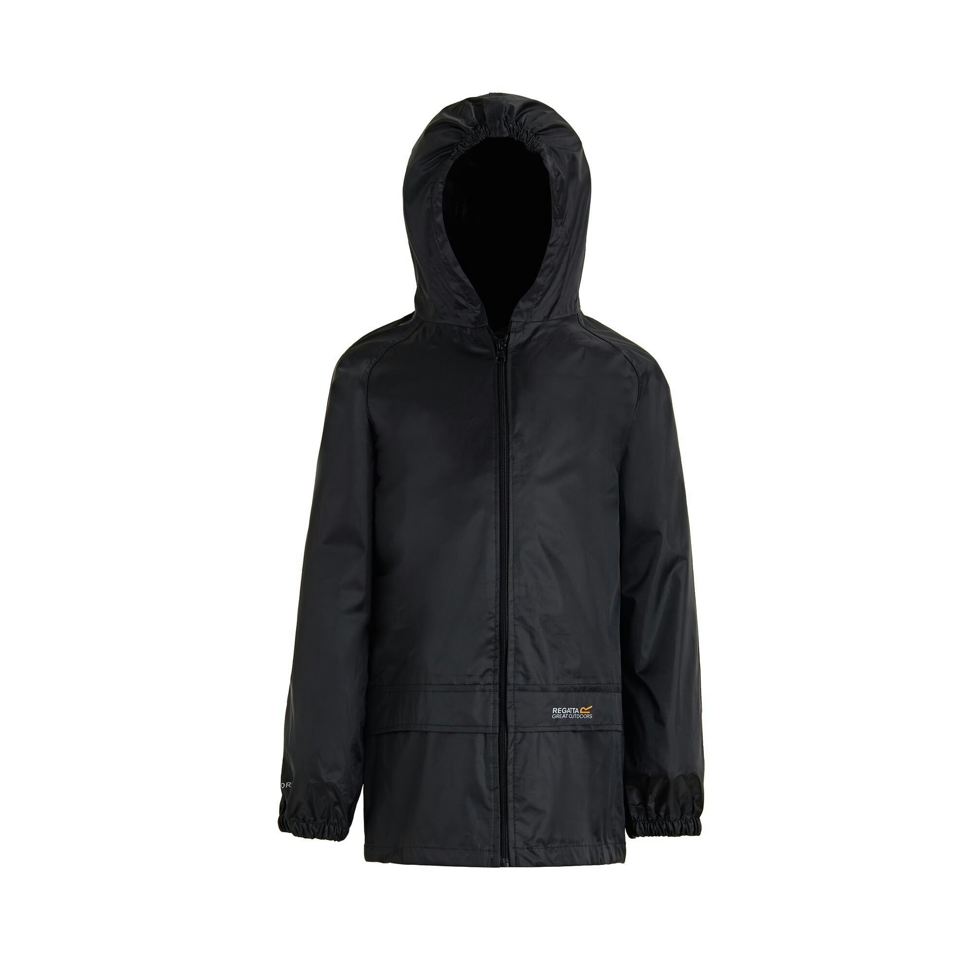 Regatta Black Great Outdoors Childrens/Kids Stormbreak Waterproof Jacket - 13 Years