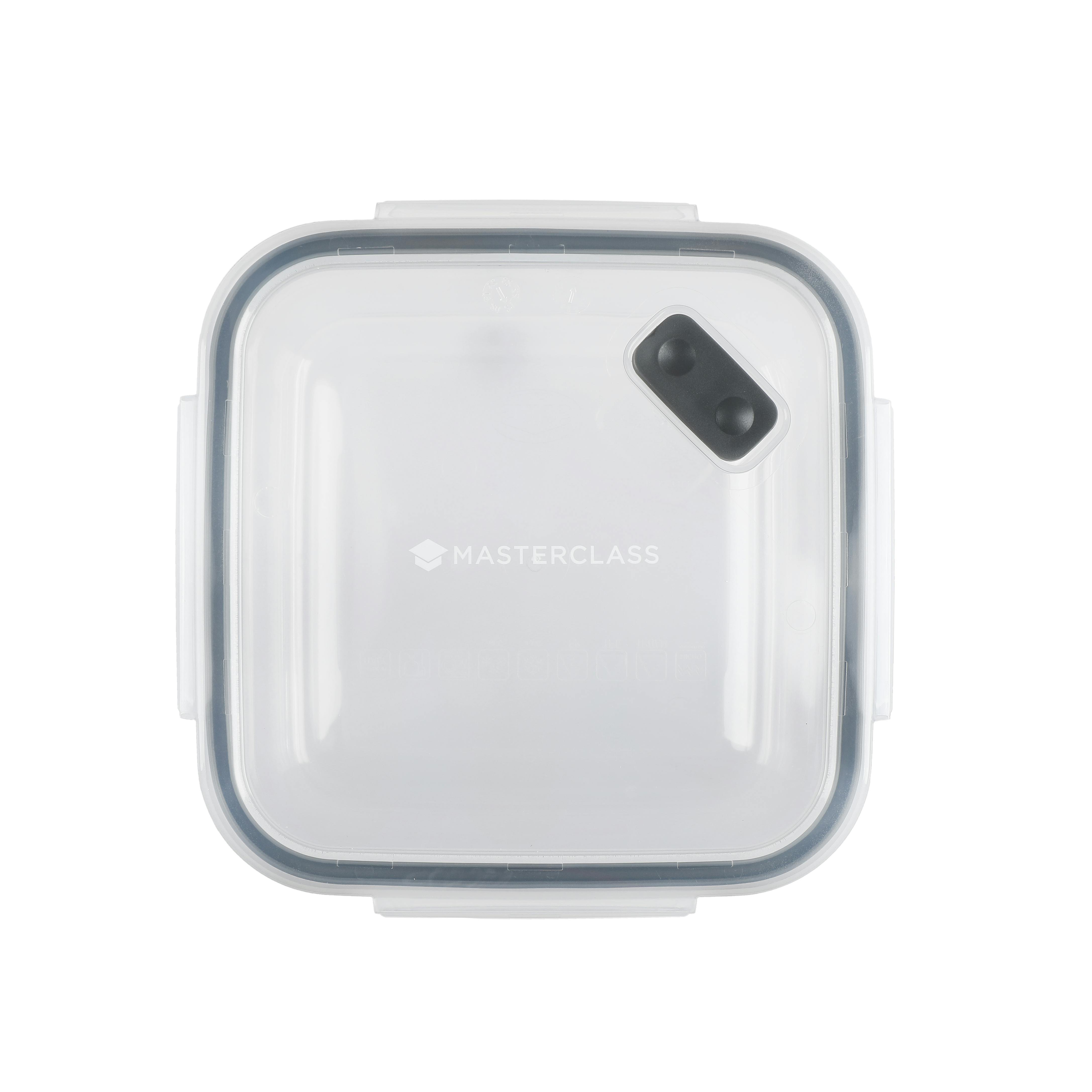 MasterClass Eco-Snap 1.4 Litre Recycled Food Container, Rectangular Plastic Food Storage Box, Leak-Proof Lunch Boxes, Ideal for Lunches and Meal Prep, Dishwasher Safe - Image 3