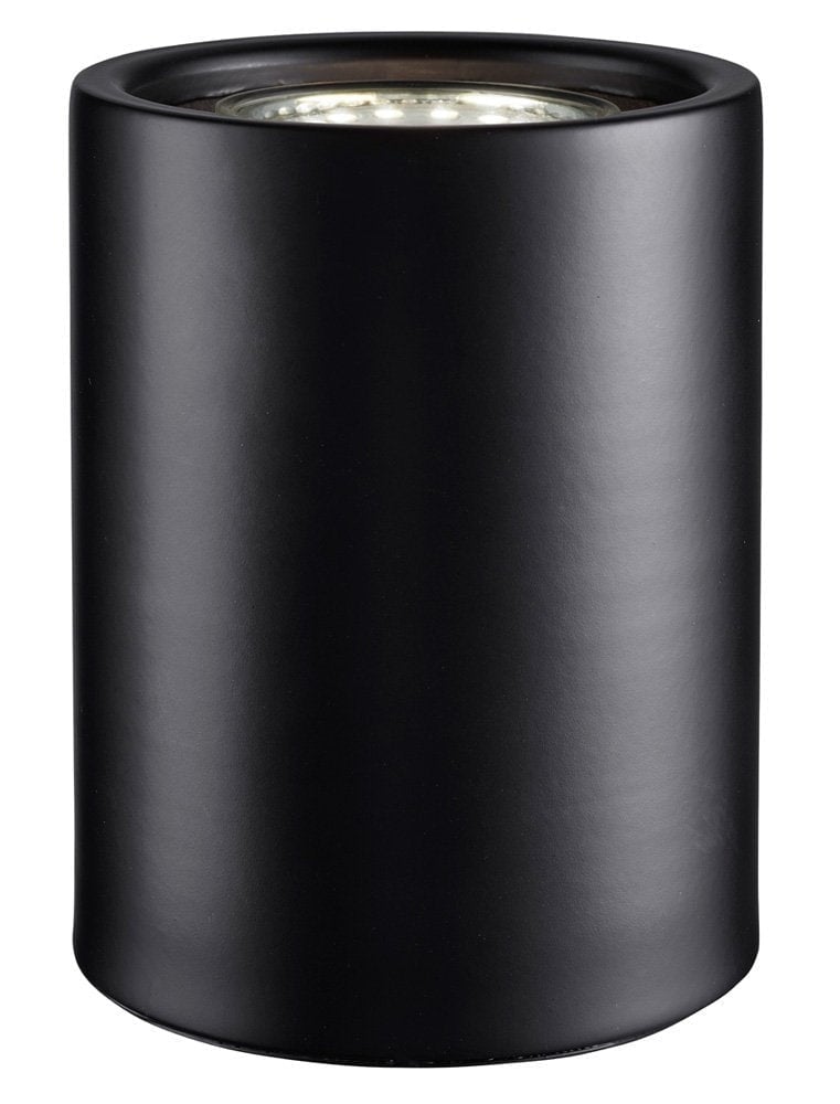 Rackhams Black Small And Contemporary Matt Led Table/Floor Lamp Uplighter