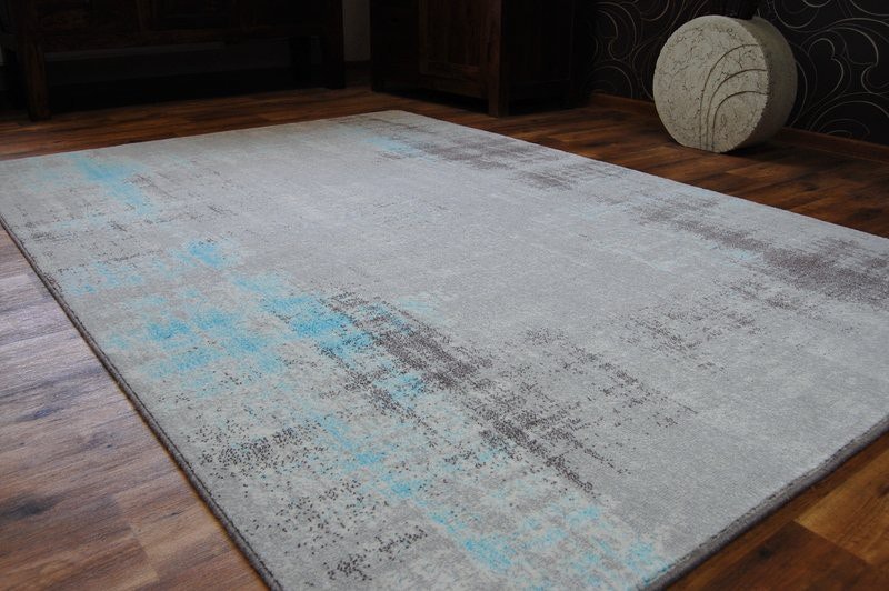 Rugsx Grey Andere Rectangular Rug - Textured Accents - 80Cm X 150Cm