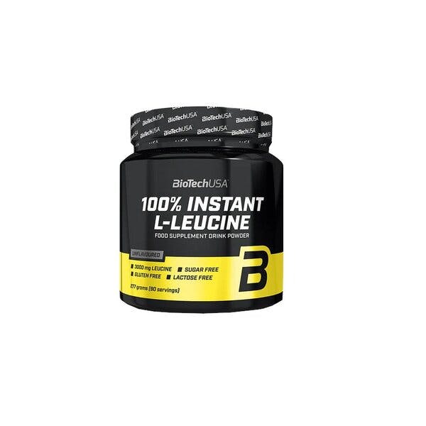 BiotechUSA 100% Instant L-Leucine 3000mg Training Booster Sugar Free Drink 277g - Image 7