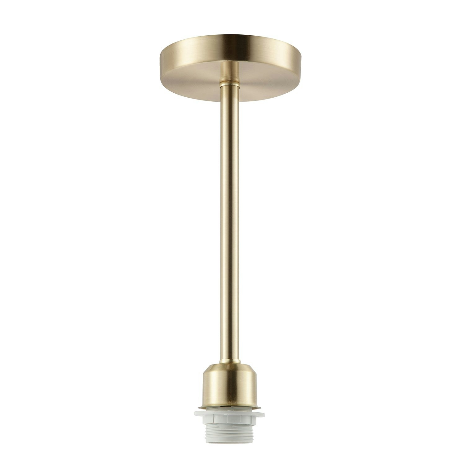 Happy Homewares Gold/Light Classic Satin Ceiling Fixture To Showcase Lamp Shades
