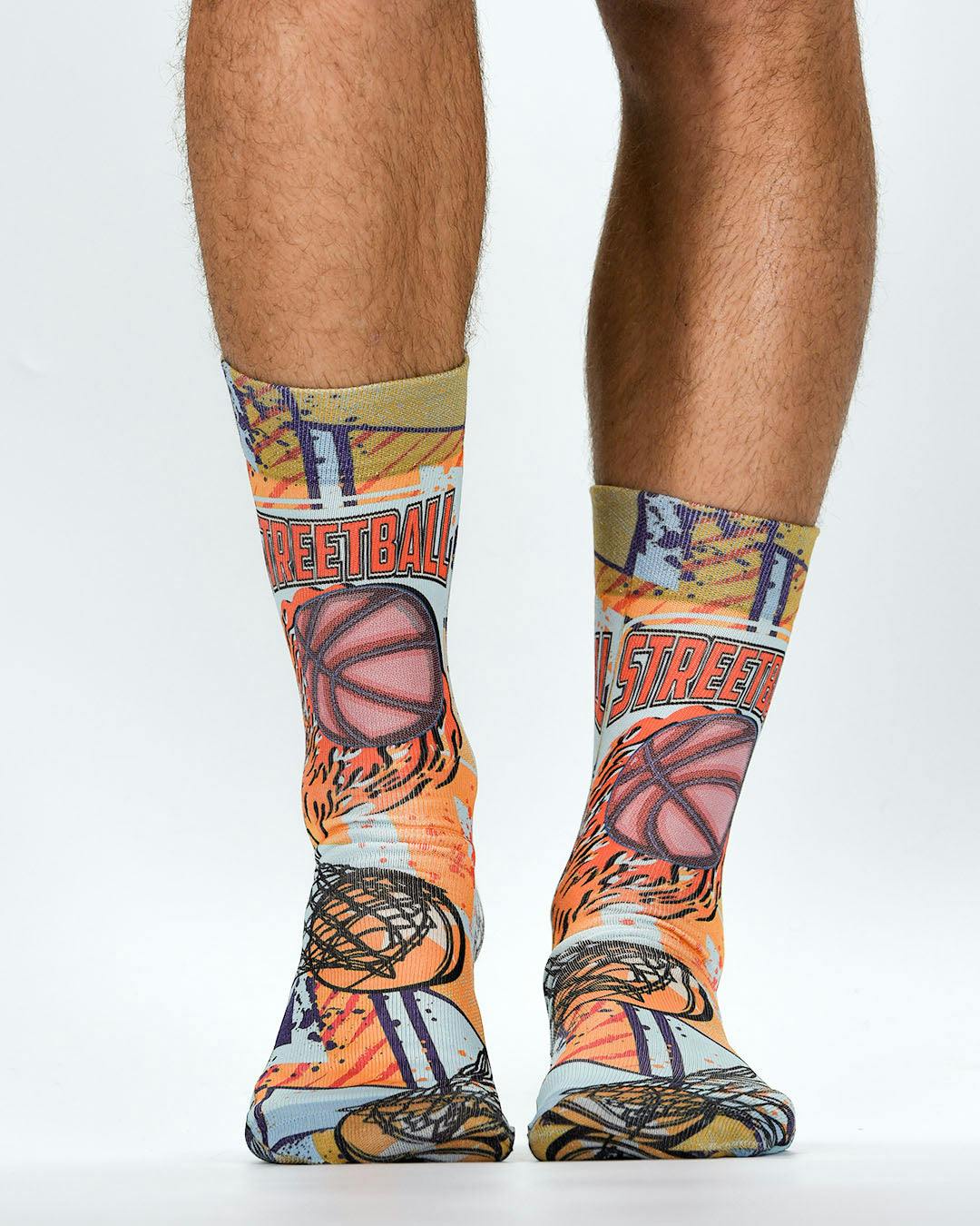 Jemsox Green Streetball Design Socks | Fun, Colourful & Comfortable Socks