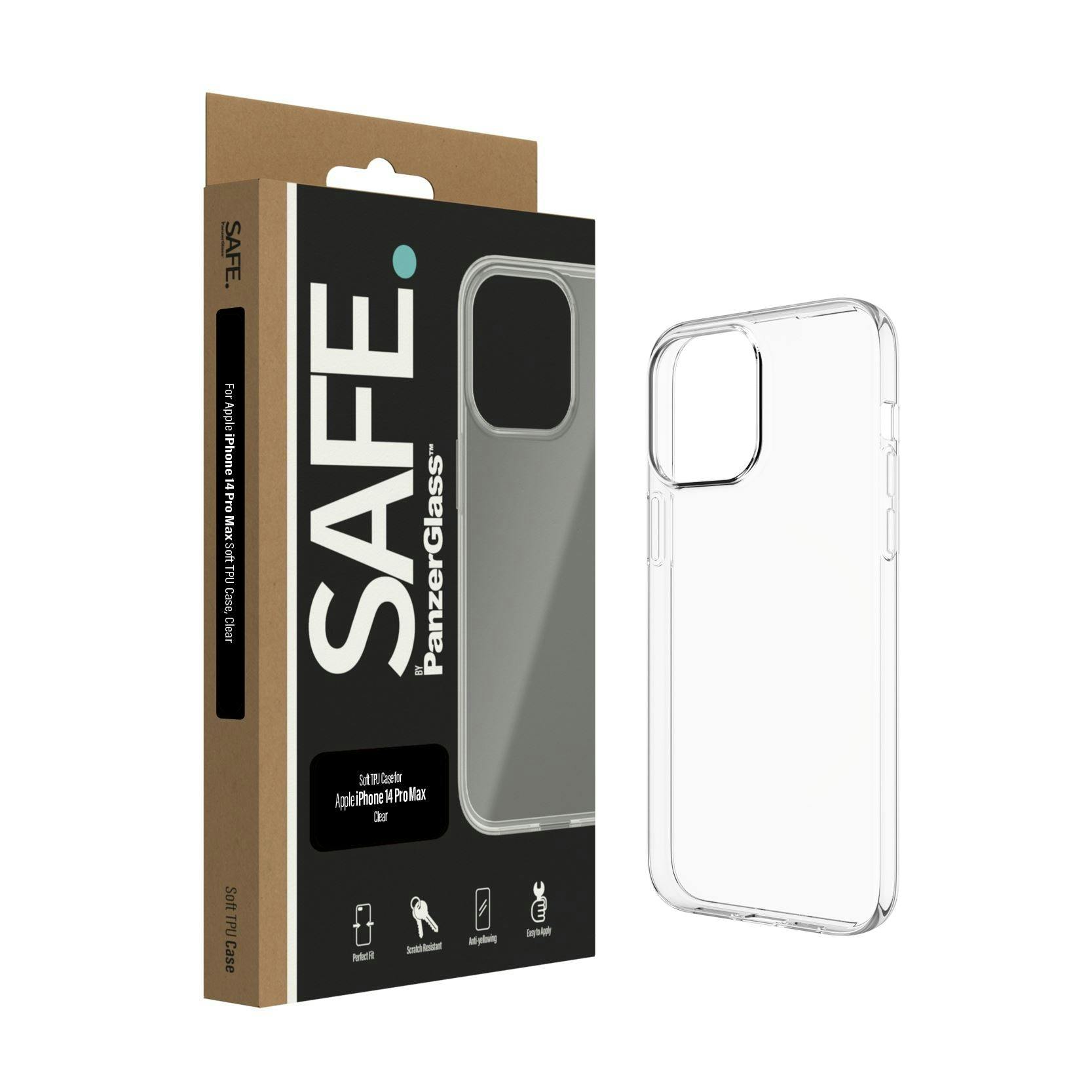 Panzerglass Panzer Glass Safe Soft Tpu Clear Case For Iphone 14 Pro Max 6.7" - Safe95157