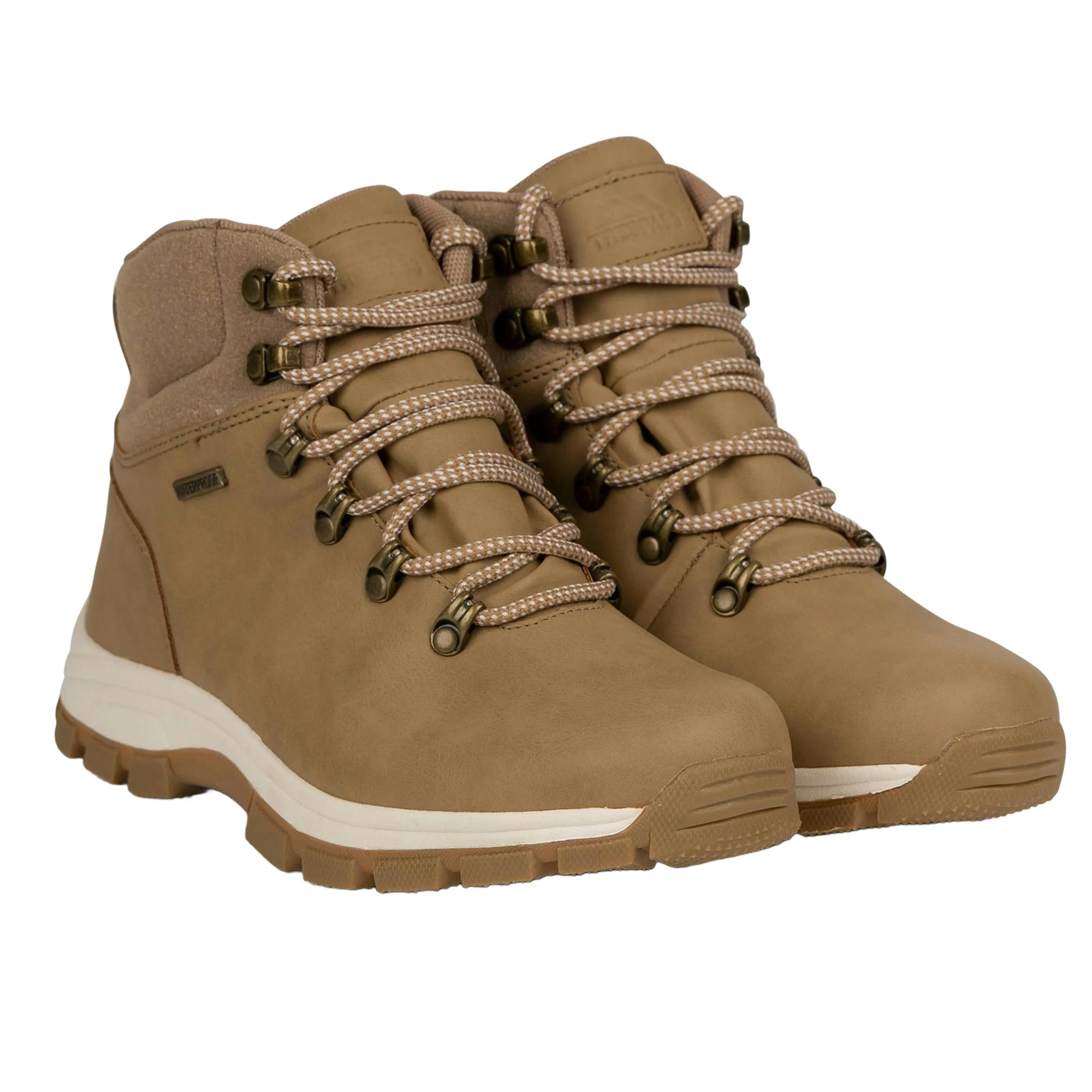 Trespass Women's Beige Belle Walking Boots - 8 Uk - 40% Tpr/25% Polyurathane/20% Eva/10% Textile/5% Mesh