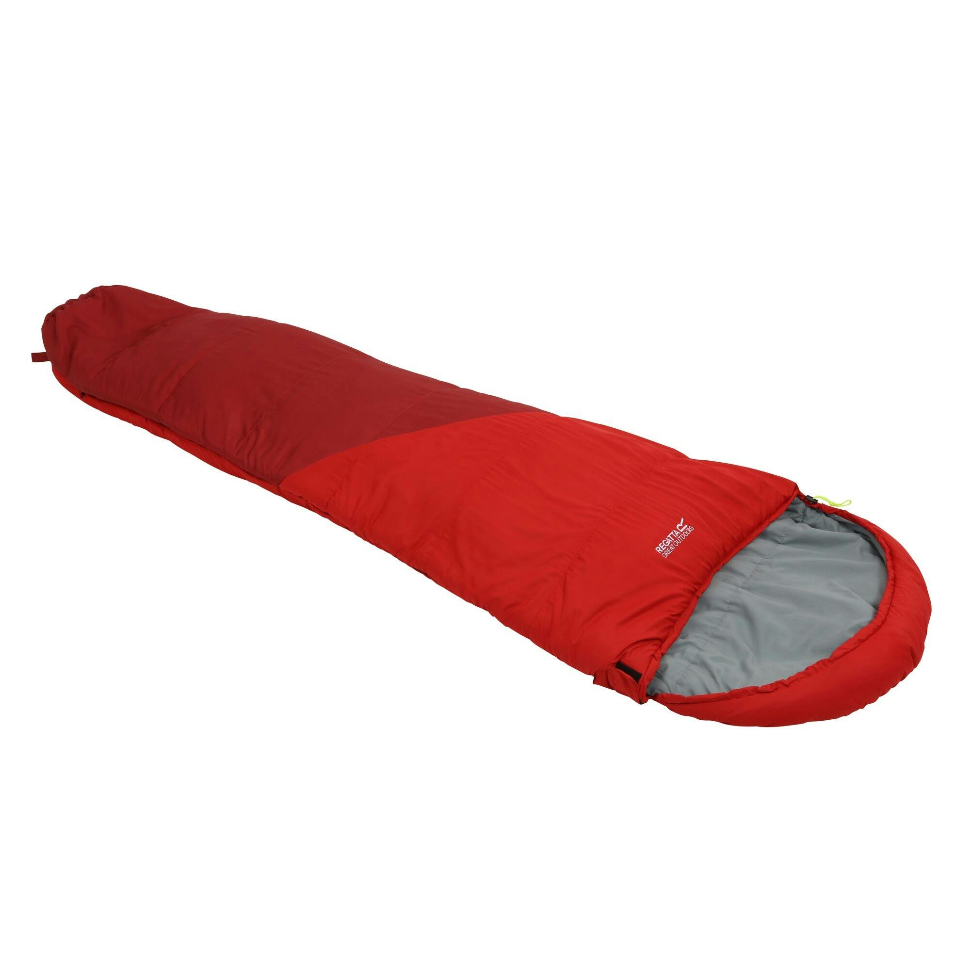 Regatta Dark/Red Hilo V2 300 Mummy Sleeping Bag - Pepper/ - 220Cm X 80Cm X 40Cm