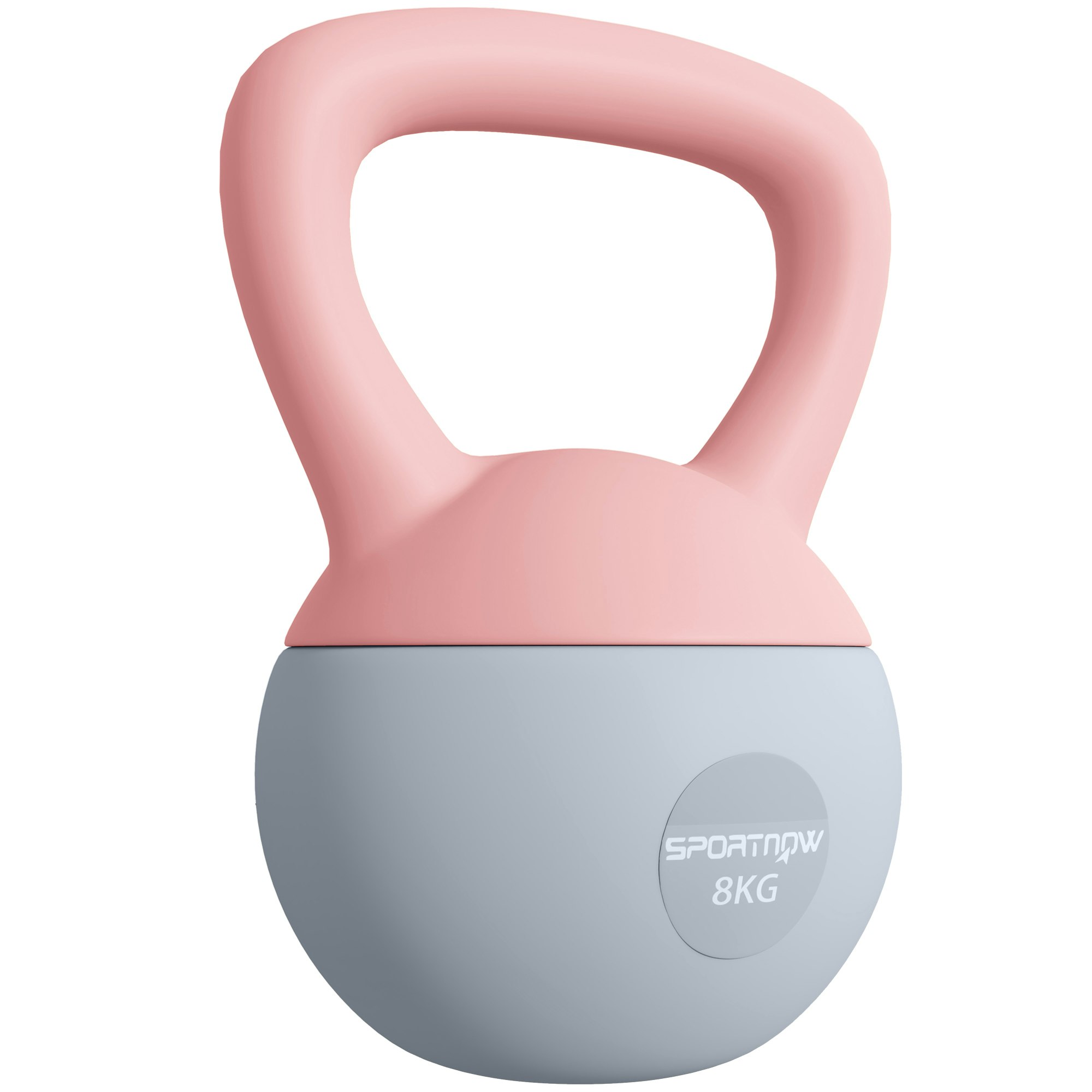 Sportnow Pink Kettlebell With Soft Body And Non-Slip Handle - 8 Size 19
