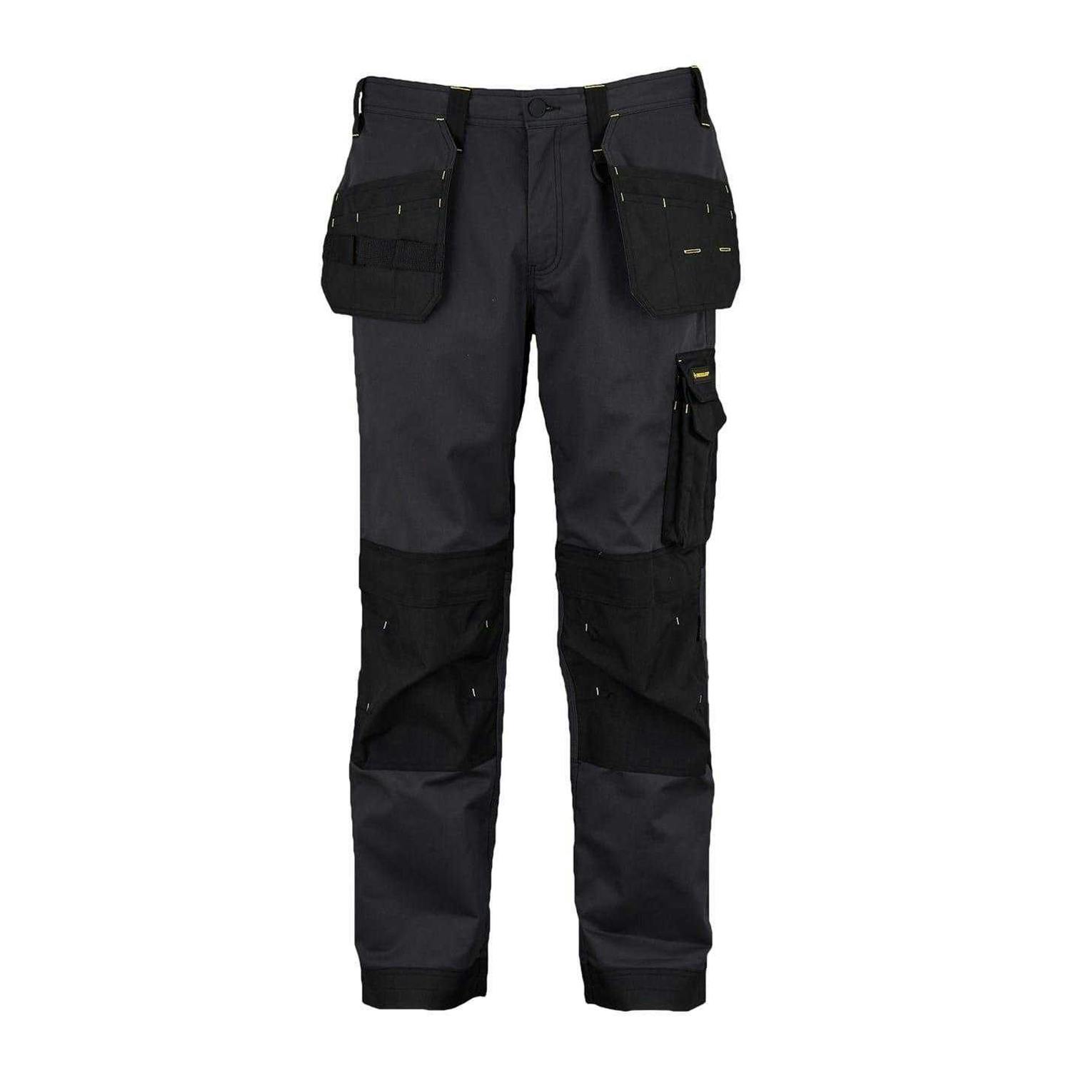 Dunlop Men's Black Work Trousers - Charcoal/ - Xxl - Charcoal