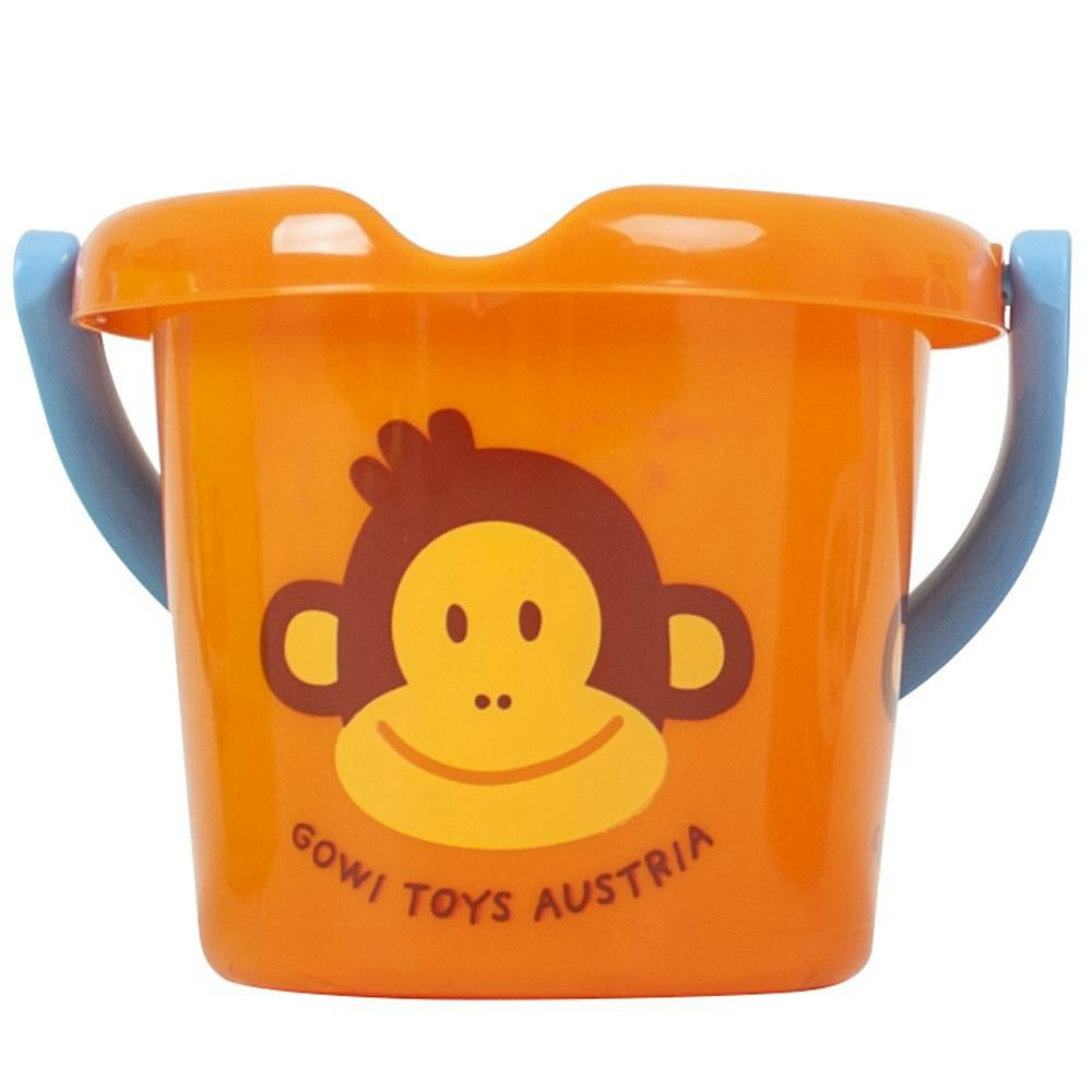 Gowi Toys Orange Zoo Animal Bucket (Monkey)