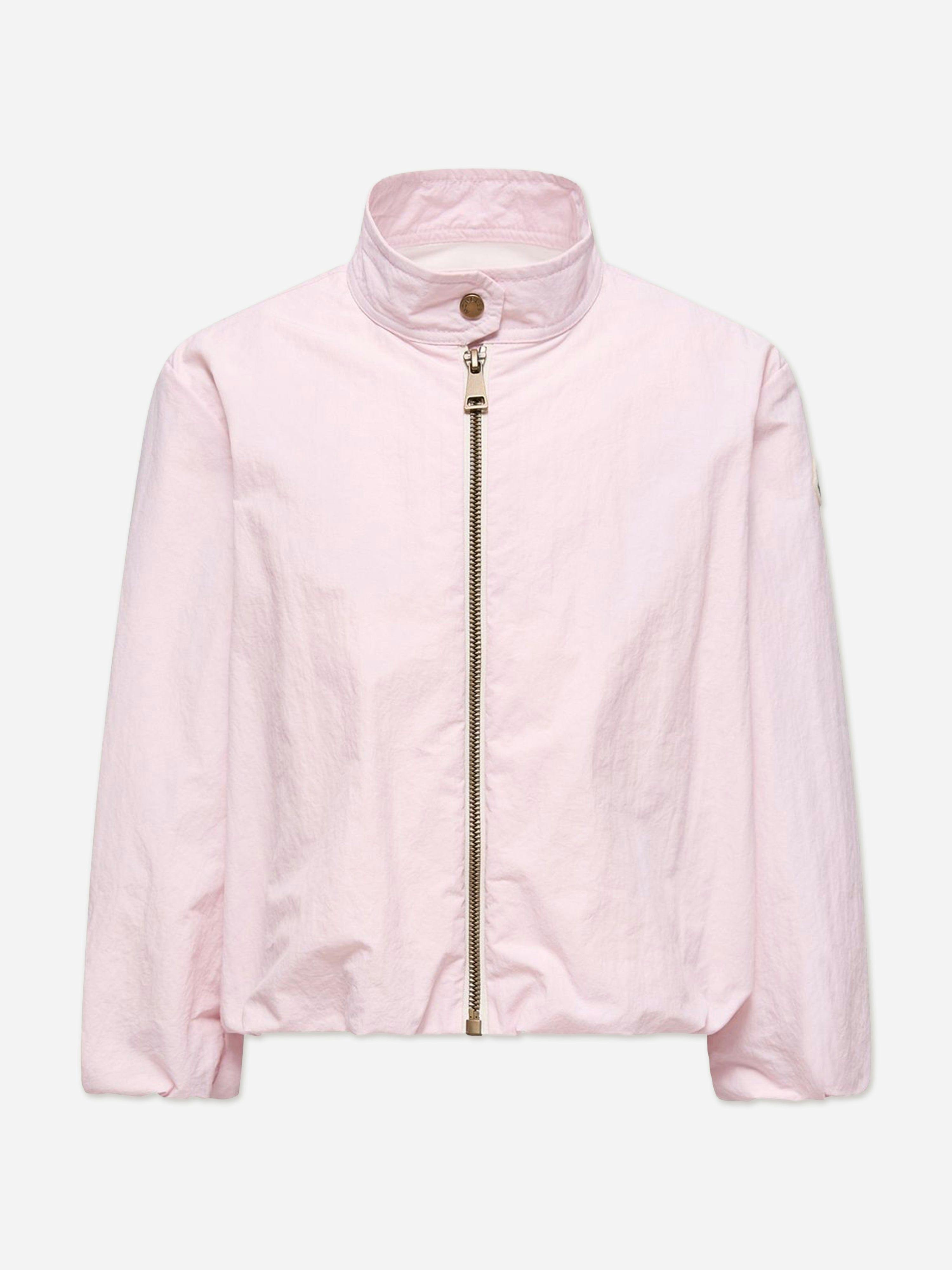 Moncler Enfant Girls Pink Rasime Jacket In - 10 Yrs