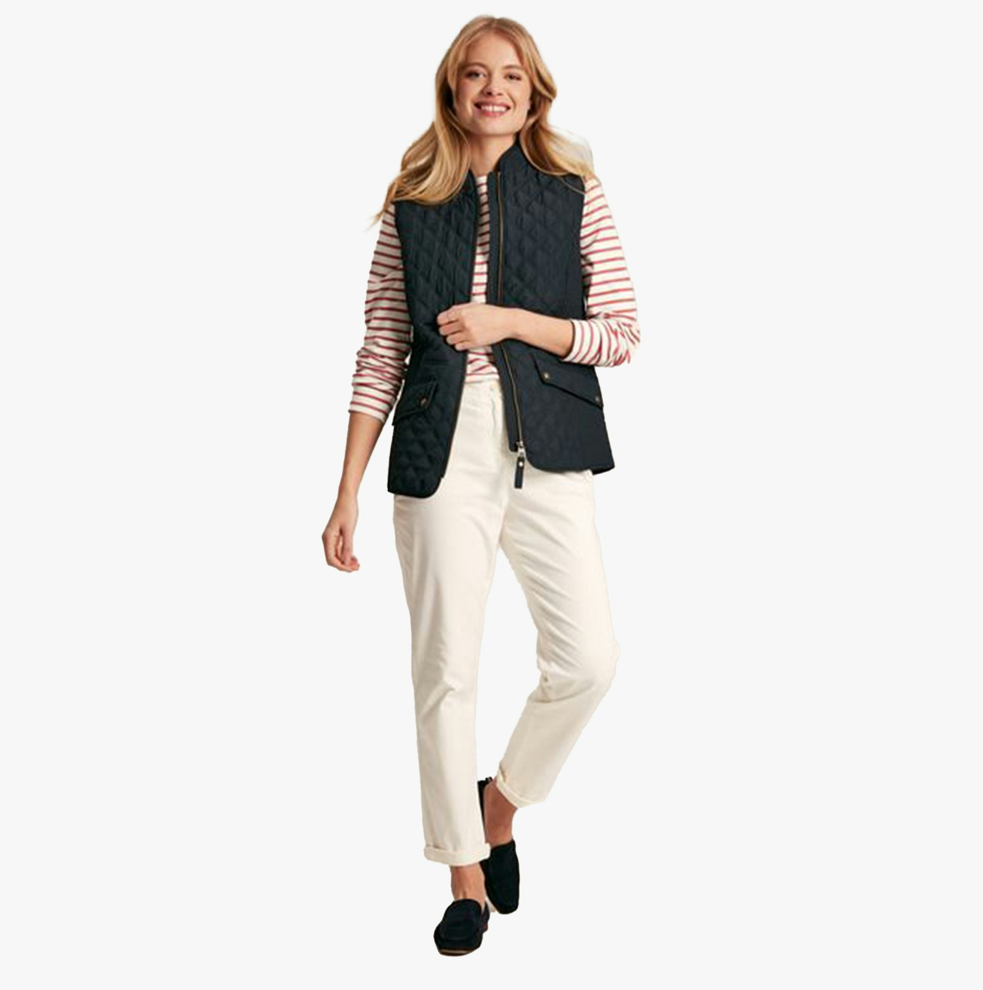 Joules Women's Dark/Blue Minx Gilet Navy - Uk 12