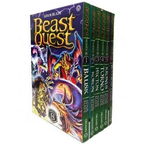 Orchard Books Silver Beast Quest Series 8 - 6 Books Collection Pack Set Books 43-48