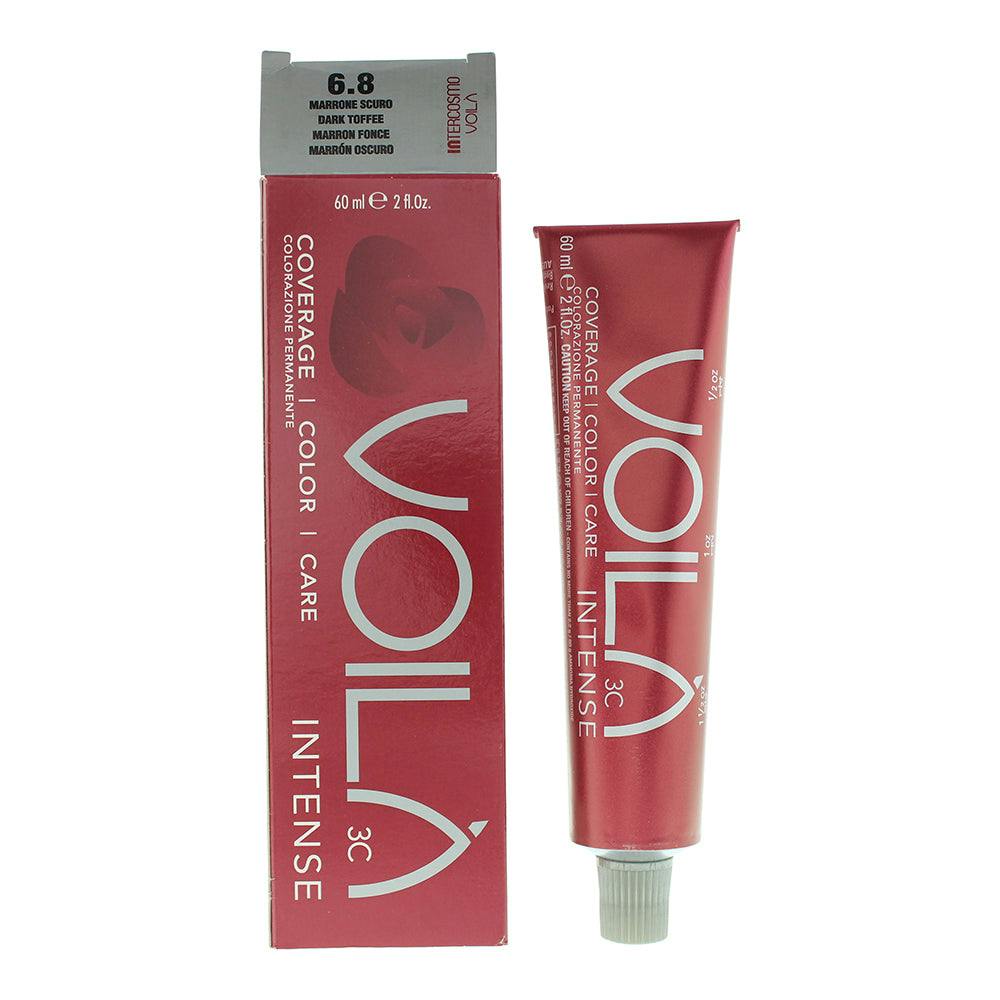 Intercosmo Voila 3C Hair Colour 60ml - 6.8 Dark Toffee - Image 4