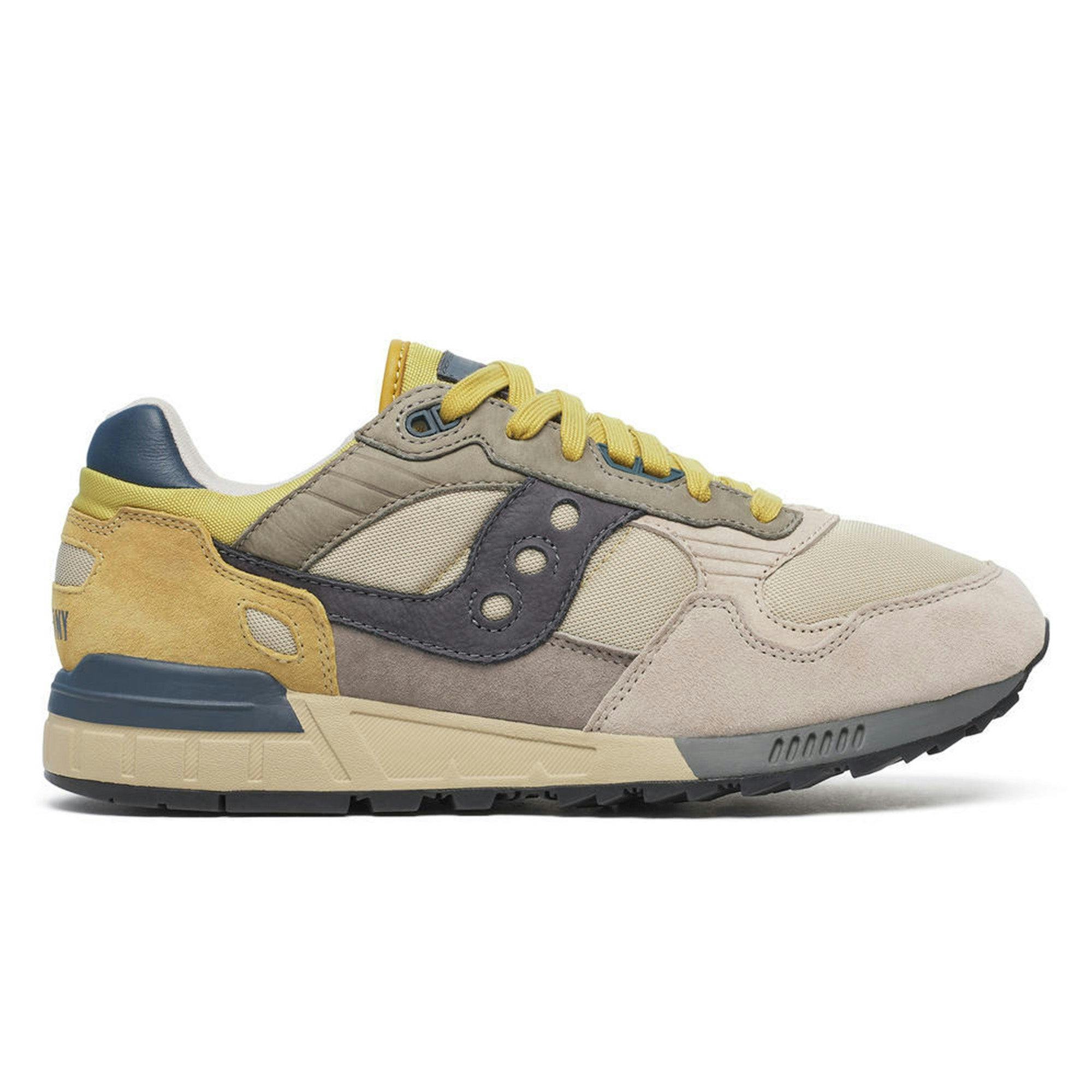 Saucony Originals Men's Beige Saucony Shadow 5000 Premium Trainers - /Olive - Uk 7