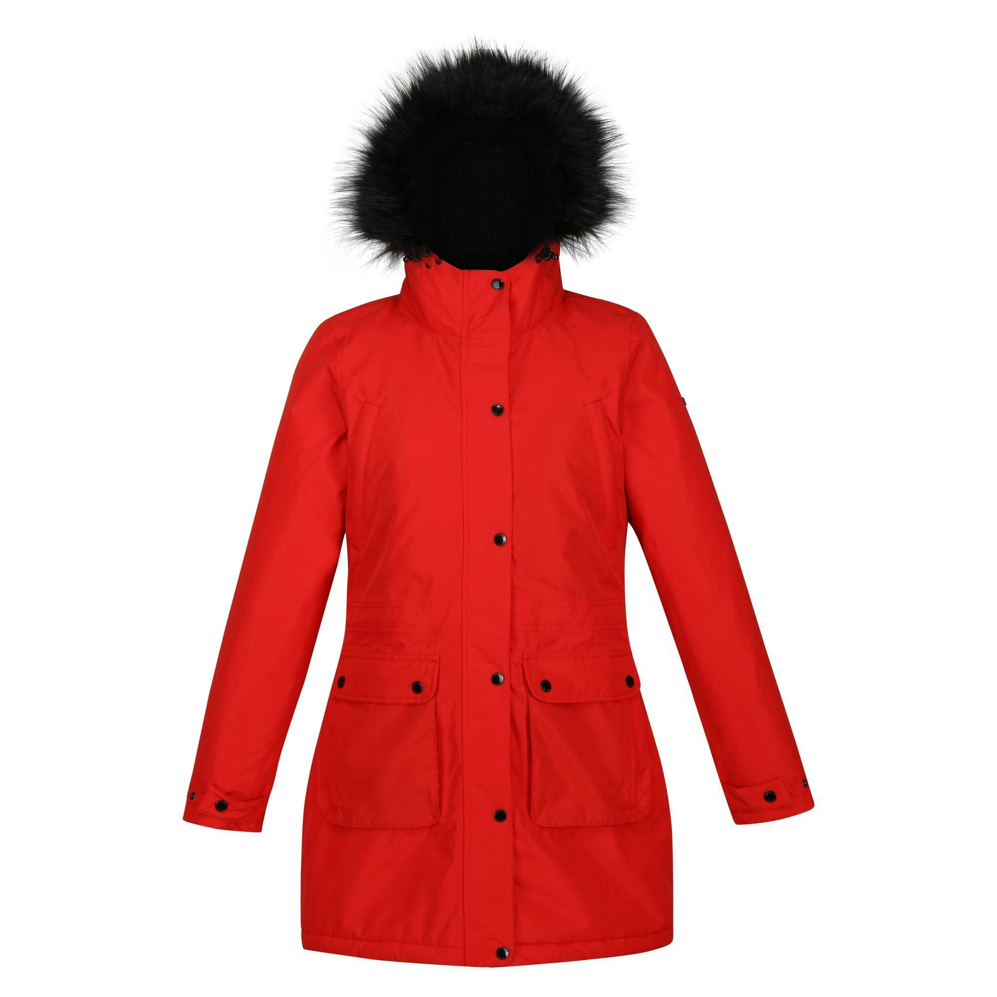 Regatta Women's Red Voltera Heated Waterproof Jacket - Code - 12 Uk - Code - 100% Polyester