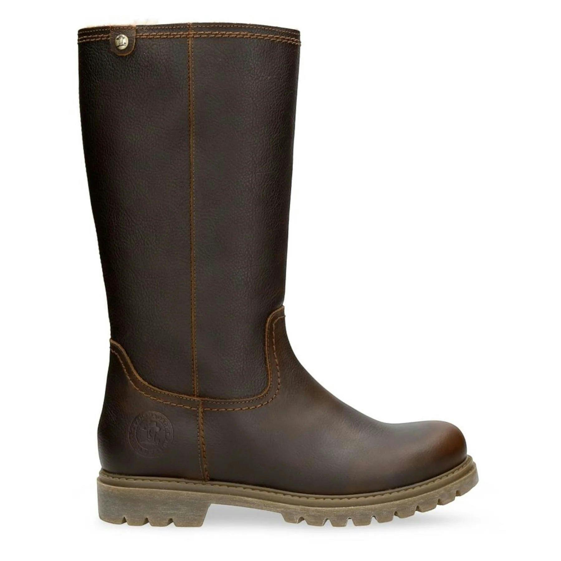 Panama Jack Women's Brown Bambina B82 - Waterproof Leather Boots - Uk 7