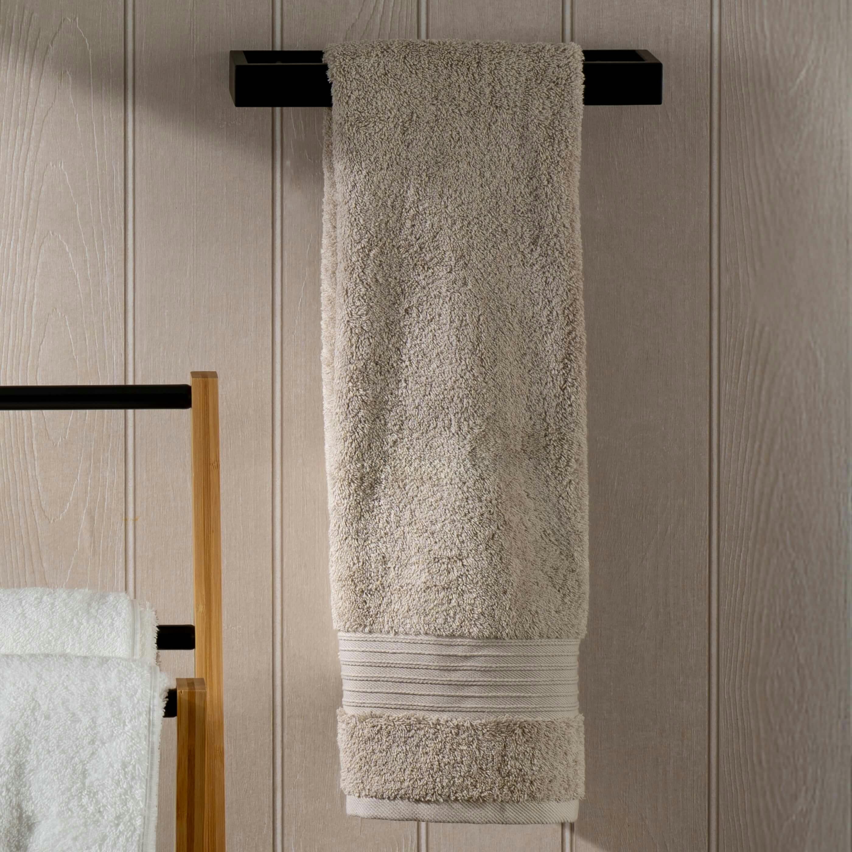 Soak&Sleep Green Taupe Egyptian Cotton Hand Towel - 2 Pack