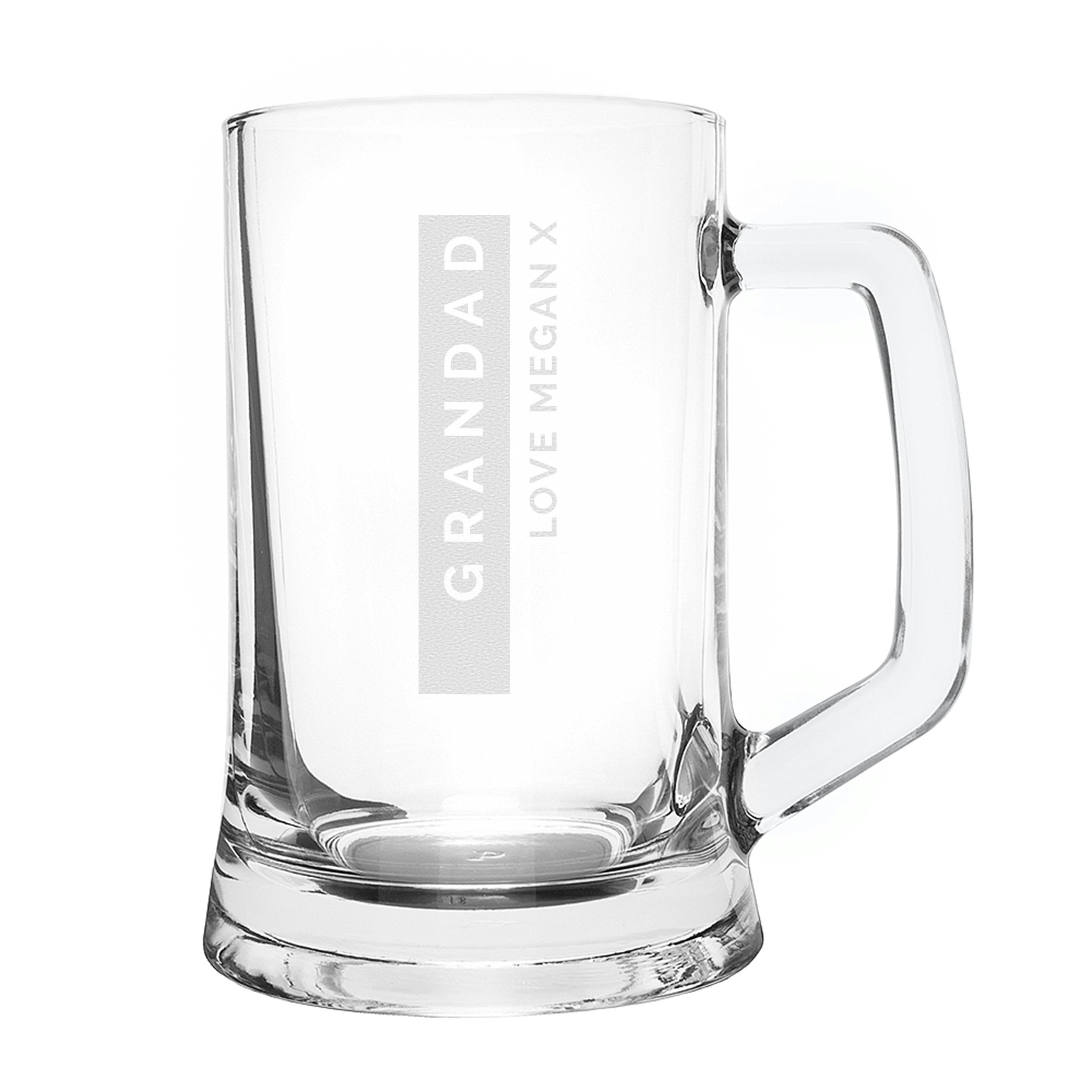 Rackhams Personalised Free Text Pint Stern Tankard