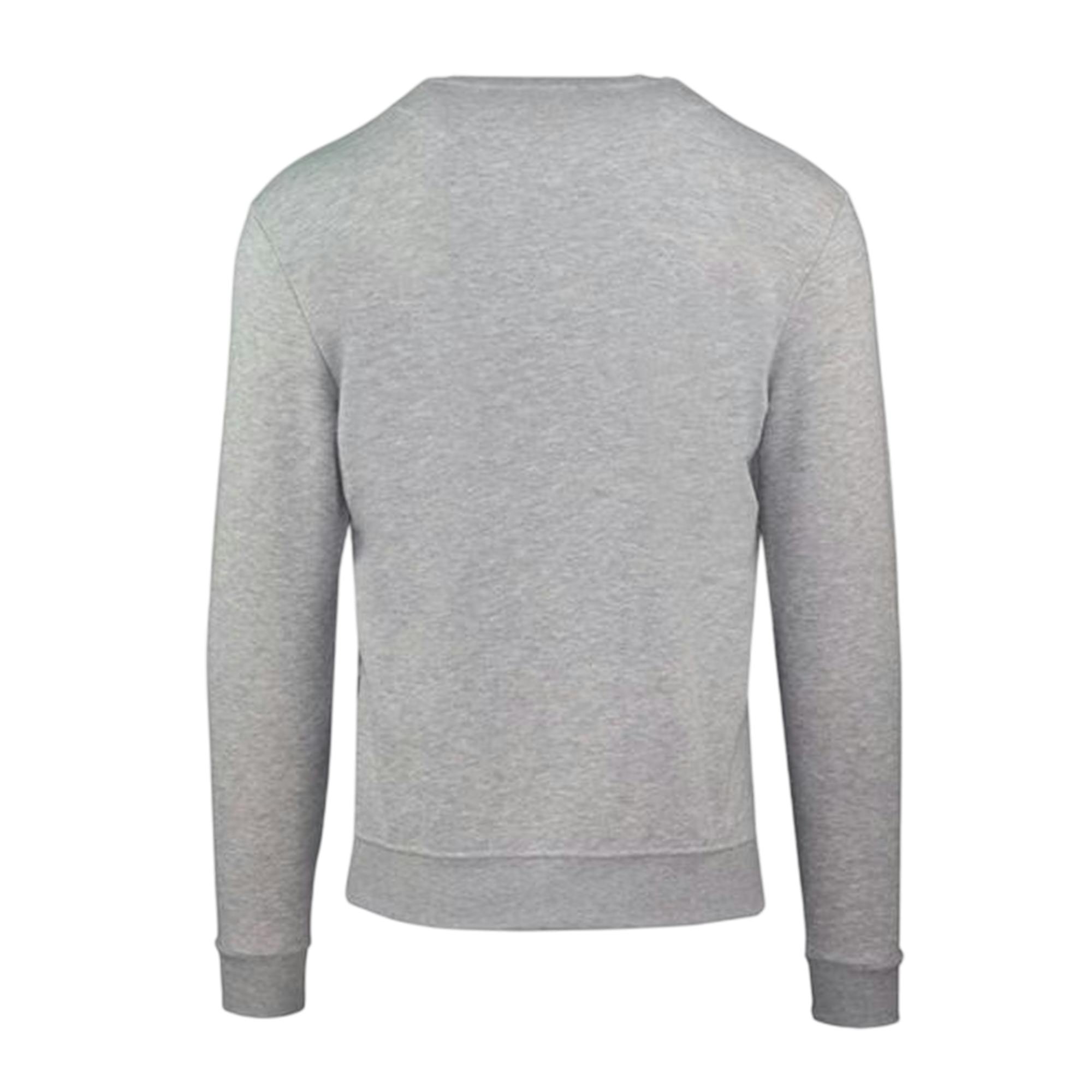 Aquascutum Men's Grey Logo Regular Sweatshirt - L - 100% Cotton