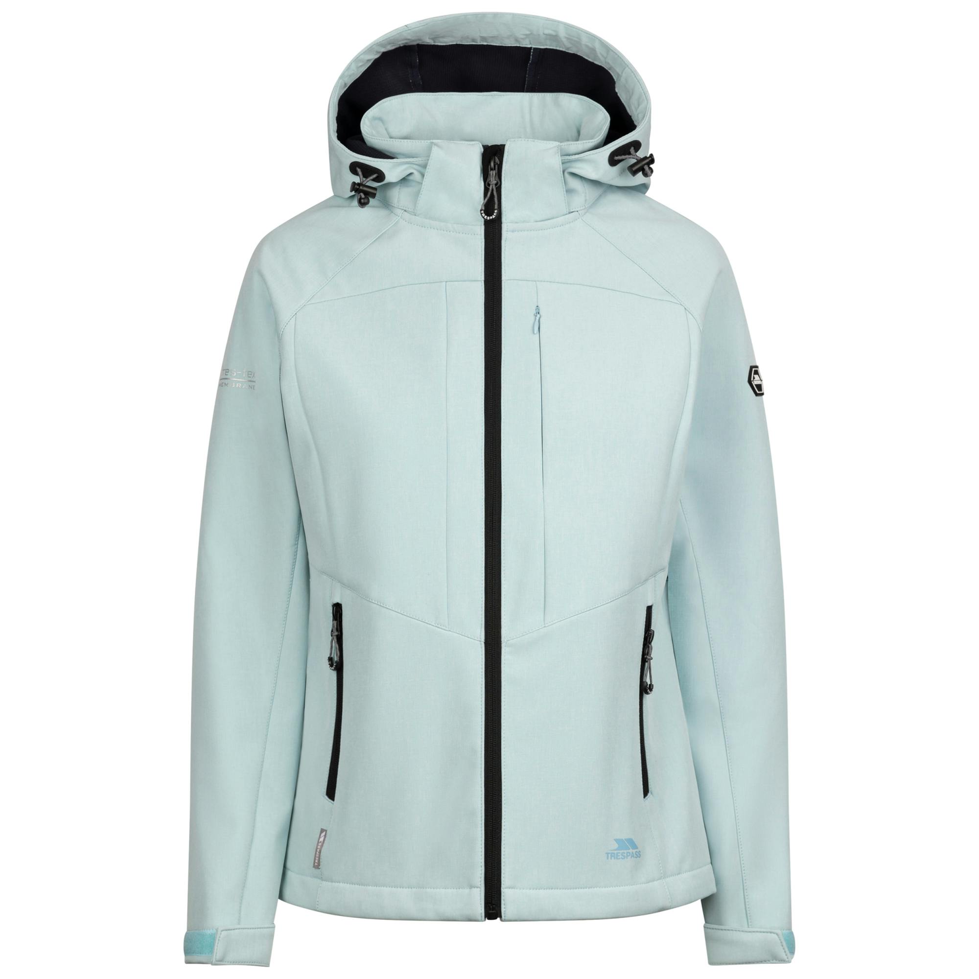 Trespass Women's / Fryatt Soft Shell Jacket - Seafoam Marl - L - Seafoam Marl - 88% Polyester/12% Elastane