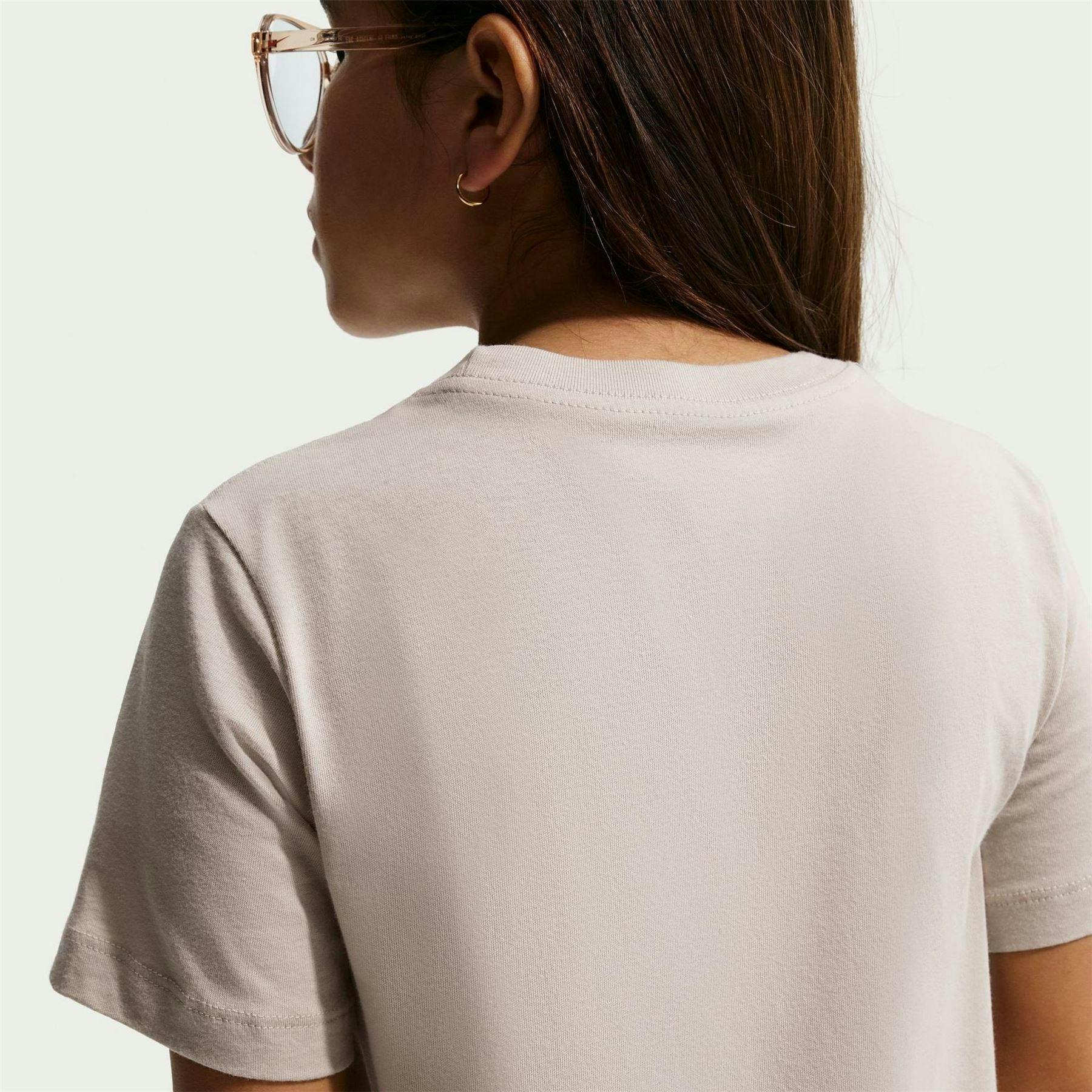 Nike Cream Childrens/Kids Futura Classic Logo Regular T-Shirt - 11-12 Years - 100% Cotton