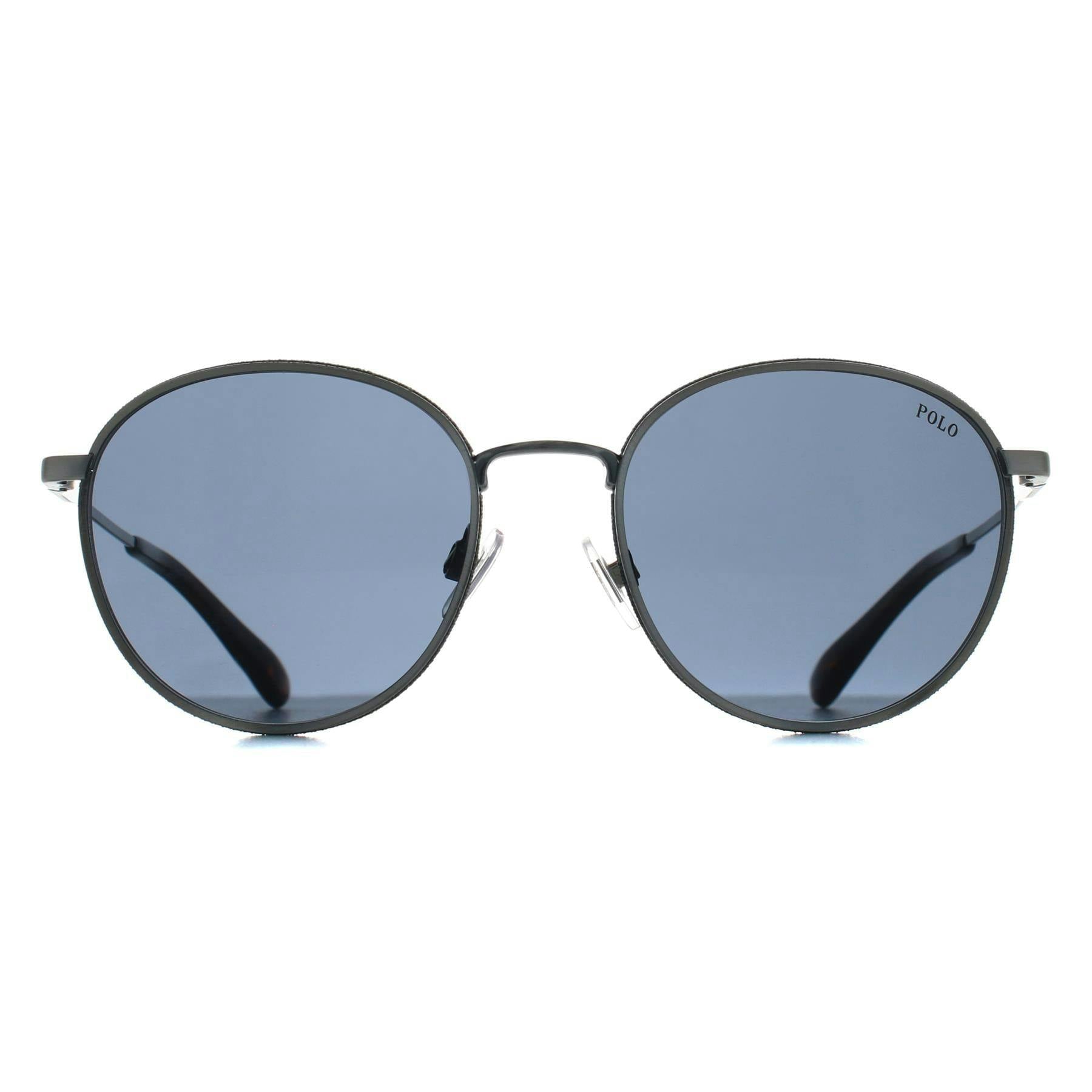 Polo Ralph Lauren Silver/Blue Ph3163 908887 Man Sunglasses Metal Pantos Normal - Image 5