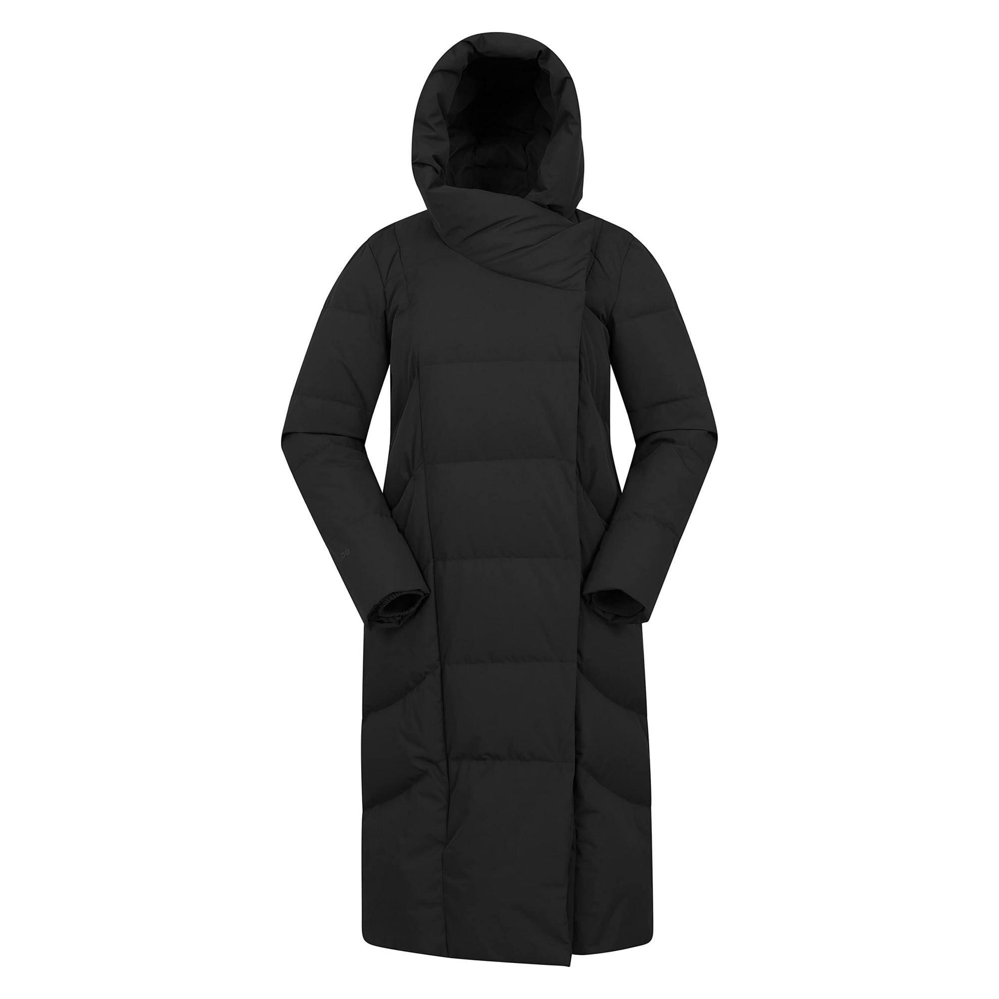 Mountain Warehouse Women's Black Extreme Wrap Down Jacket - 14 Uk - 100% Polyester